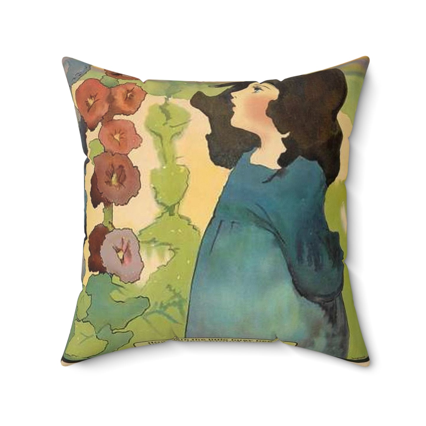 D. M. Ferry & Co's. standard seeds. Decorative Accent Square Pillow