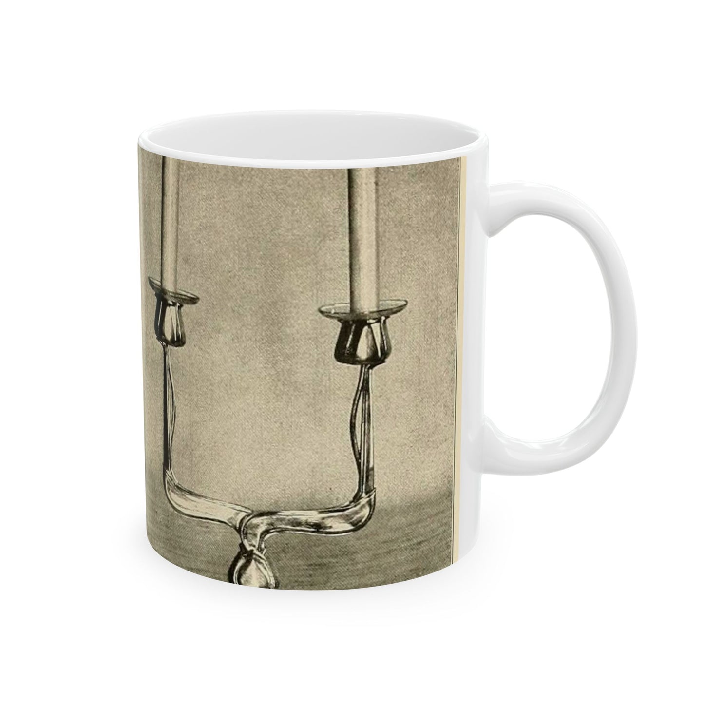 Heinrich Vogeler Silberner Tischleuchter 1901 Beautiful Novelty Ceramic Coffee Mug 11oz