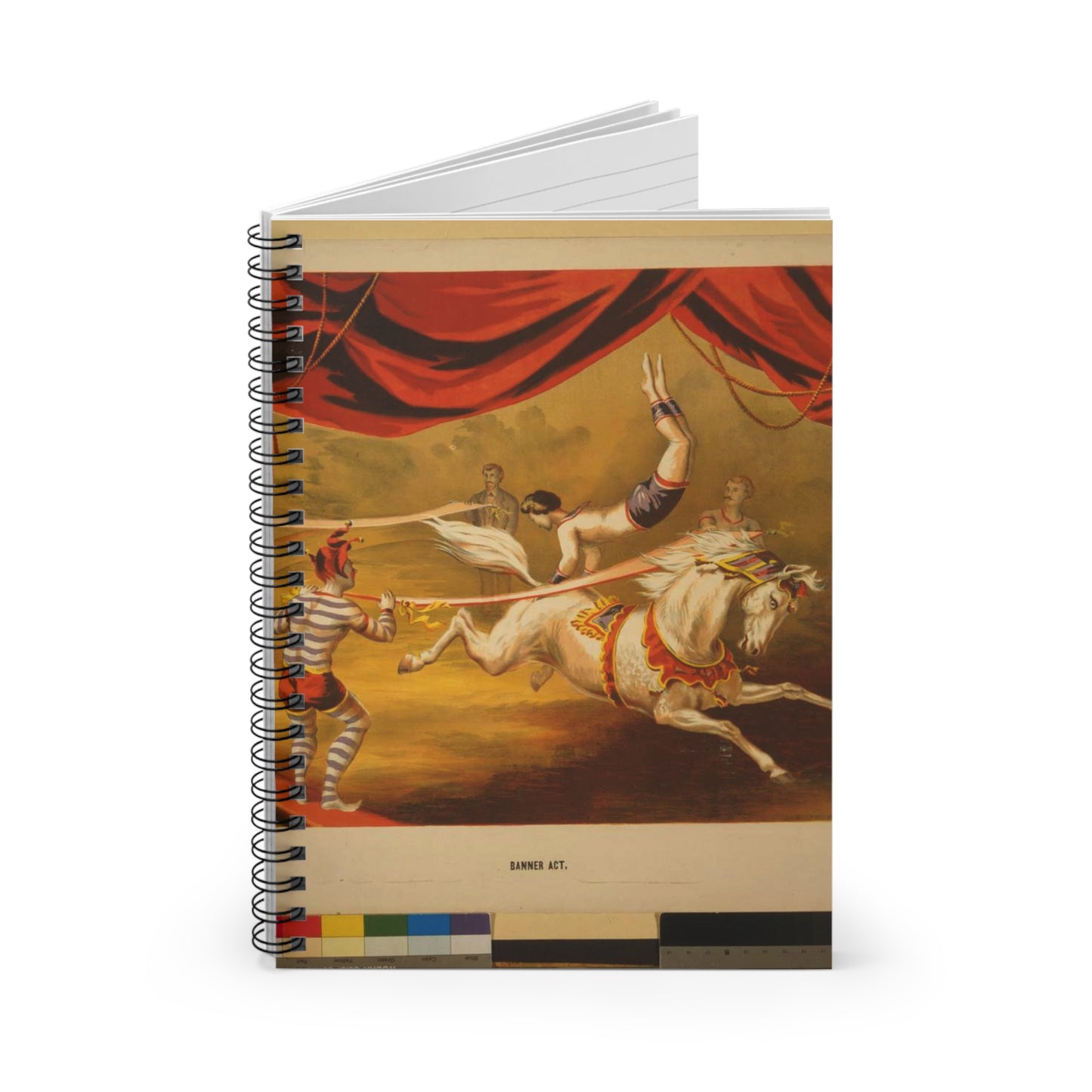 Banner act - Print, Library of Congress collection Spiral Bound Ruled Notebook with Printed Cover