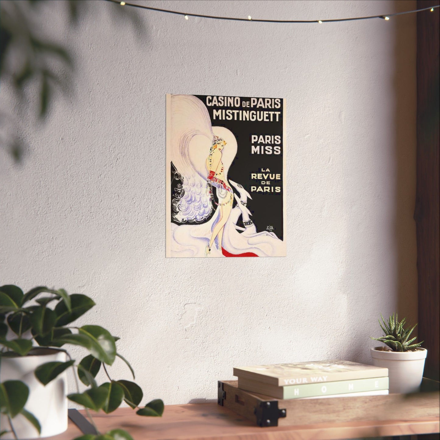 Louis Gaudin - La Revue de Paris 1930 High Quality Matte Wall Art Poster for Home, Office, Classroom