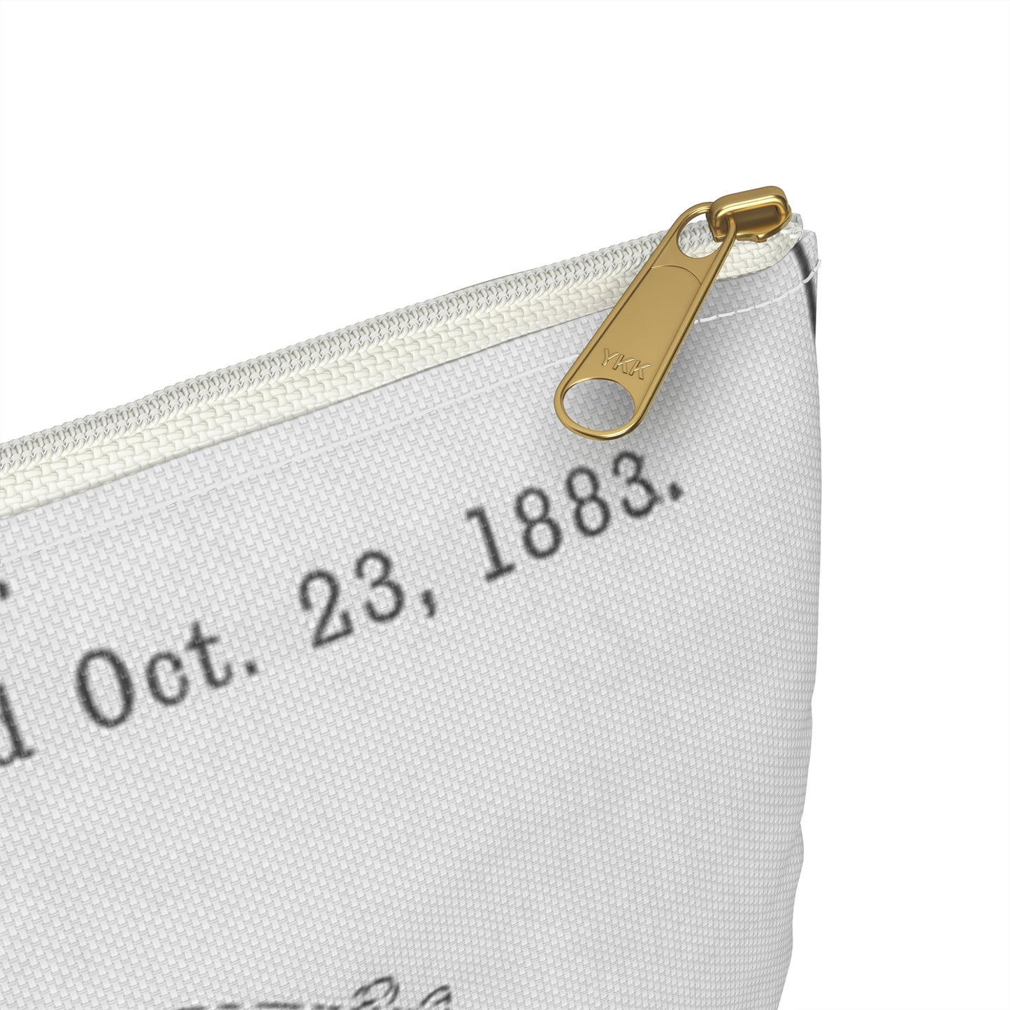 Patent drawing - Drawing of a "Mask for Base Ball Catchers" Public domain image Large Organizer Pouch with Black Zipper