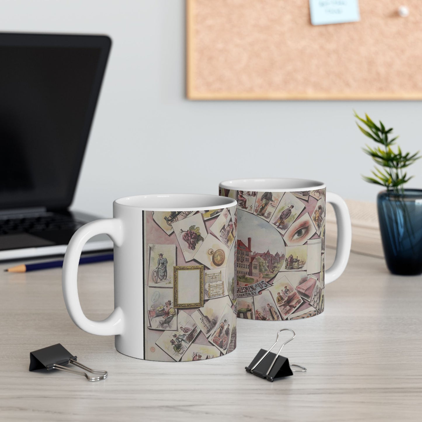 The traveling salesmen of America / Gast Lith. & Eng. Co., N.Y. Beautiful Novelty Ceramic Coffee Mug 11oz