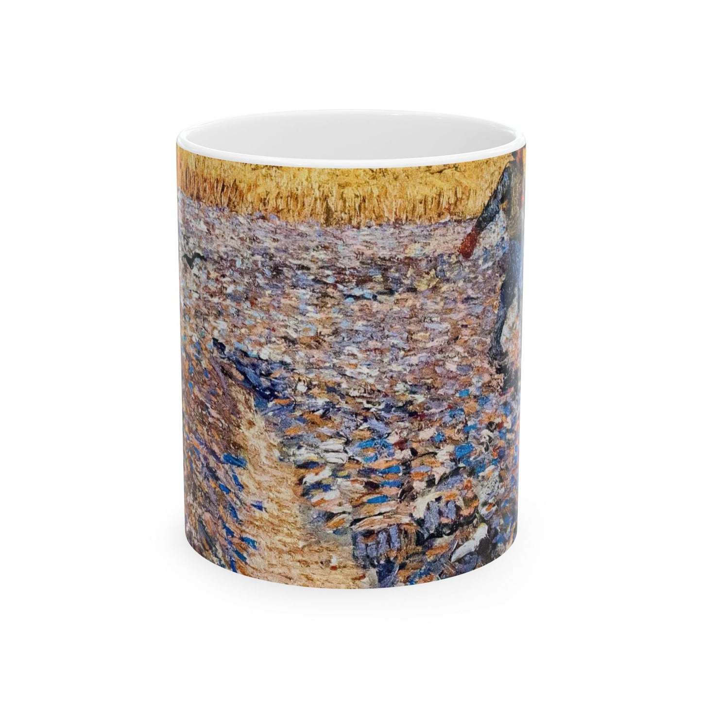 The Sower - My Dream - A painting of a man in a field Beautiful Novelty Ceramic Coffee Mug 11oz