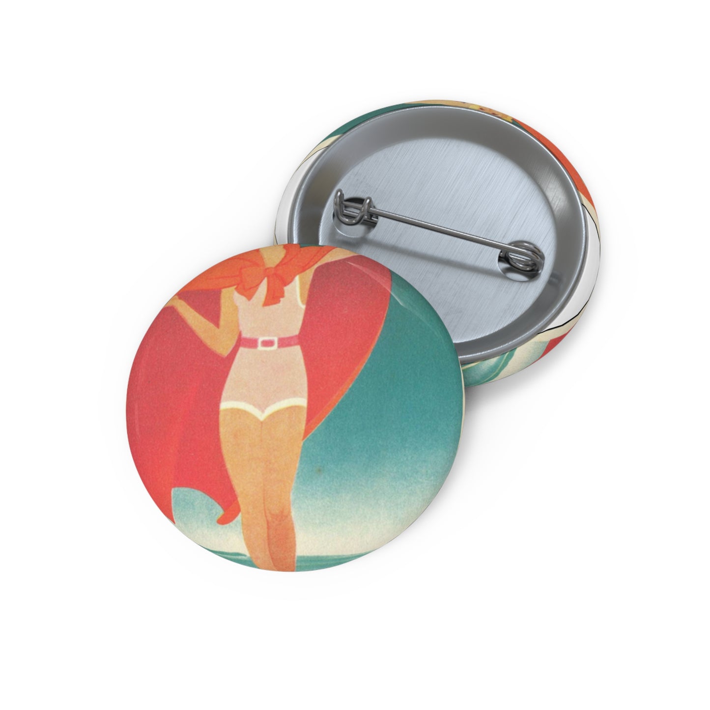 Jupp Wiertz - Zoppot, das Weltbad an der Ostsee Pin Buttons with Crisp Design