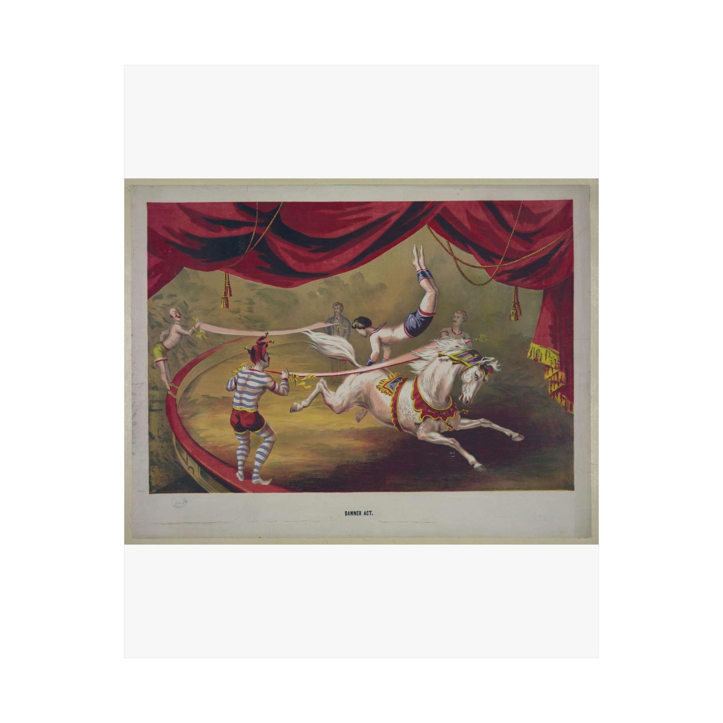 Banner act - Print, Library of Congress collection High Quality Matte Wall Art Poster for Home, Office, Classroom