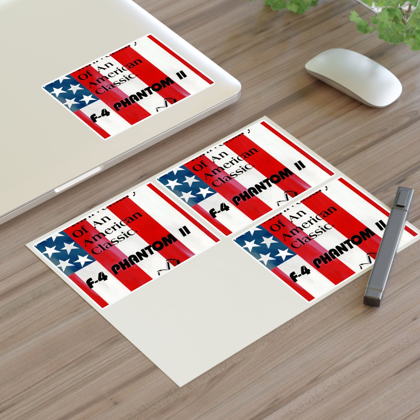 Artwork: "American Classic". Artist: David Zlotky, US Air Force Art Collection Laminated UV Protective Vinyl Stickers
