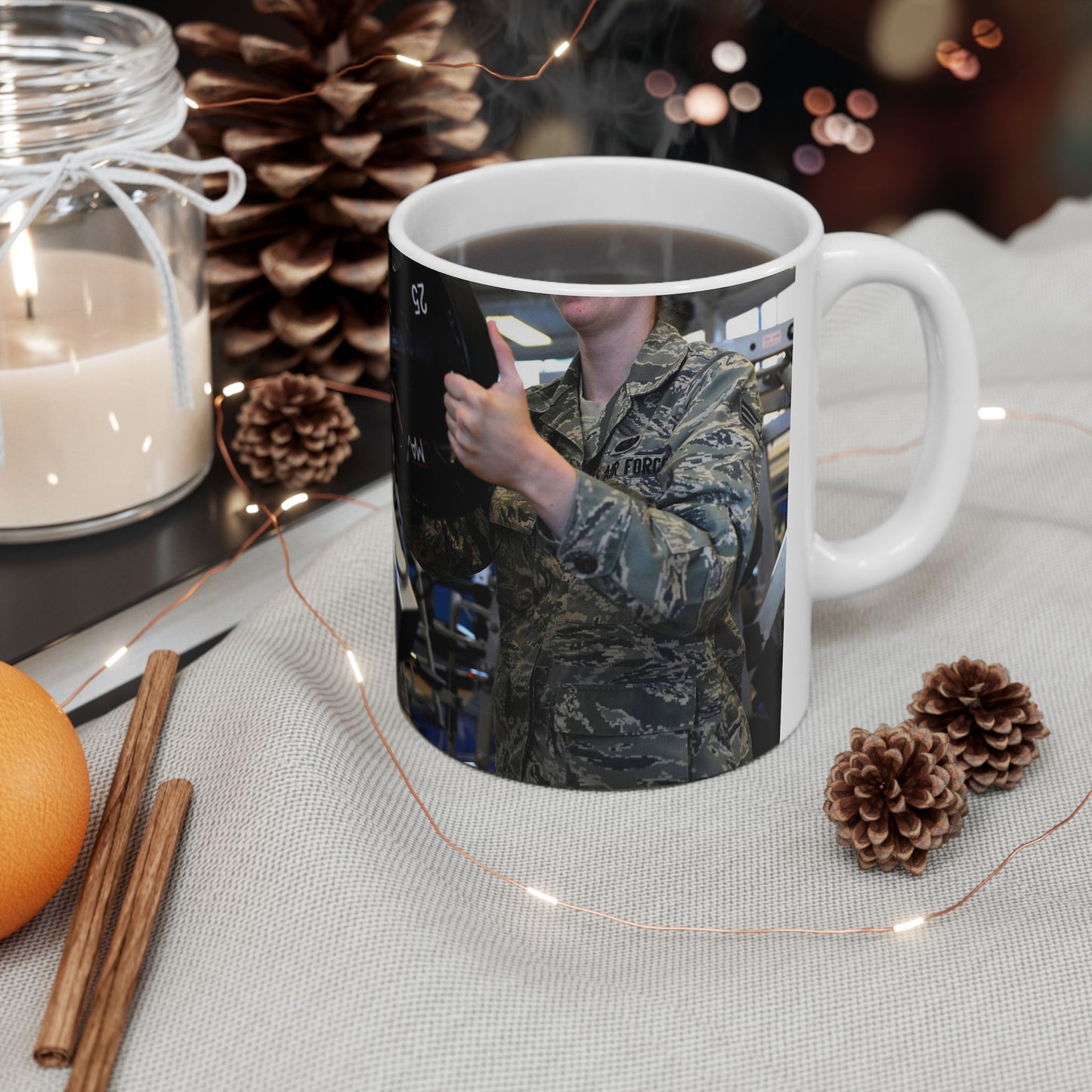 Senior Airman Cassandra Bridges, 28th Force Support Beautiful Novelty Ceramic Coffee Mug 11oz