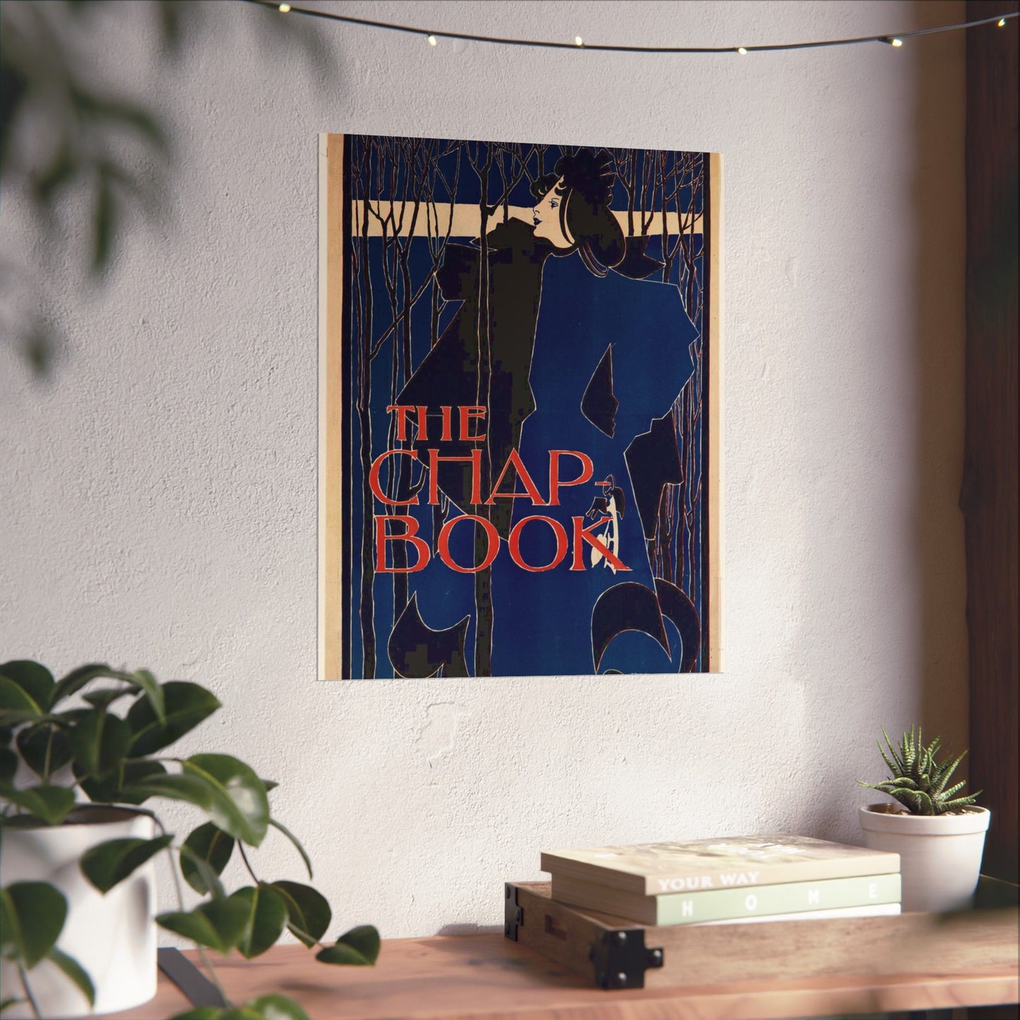 Will Bradley - The chap-book - Art nouveau public domain poster High Quality Matte Wall Art Poster for Home, Office, Classroom