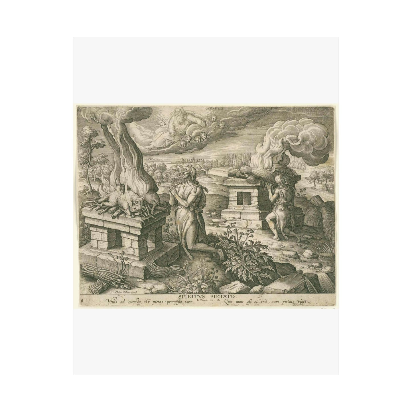 Offer van Abel: de gave van godsdienstigheid High Quality Matte Wall Art Poster for Home, Office, Classroom