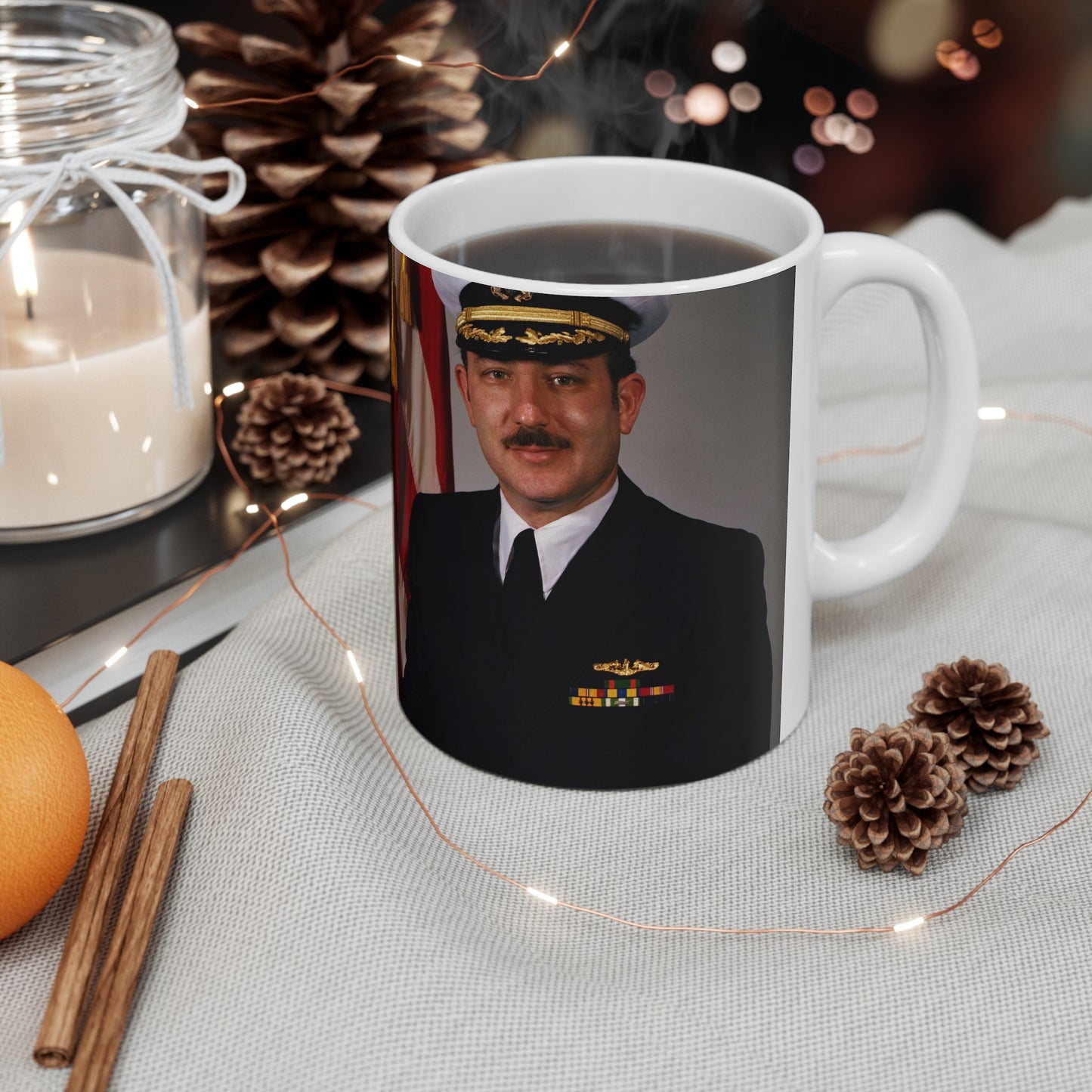 Commander Joel M. Greenberg, USN (covered) Beautiful Novelty Ceramic Coffee Mug 11oz