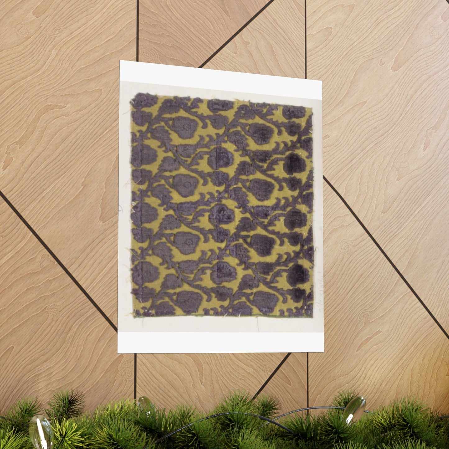 Fragment, 15th century - Public domain dedication museum photo High Quality Matte Wall Art Poster for Home, Office, Classroom
