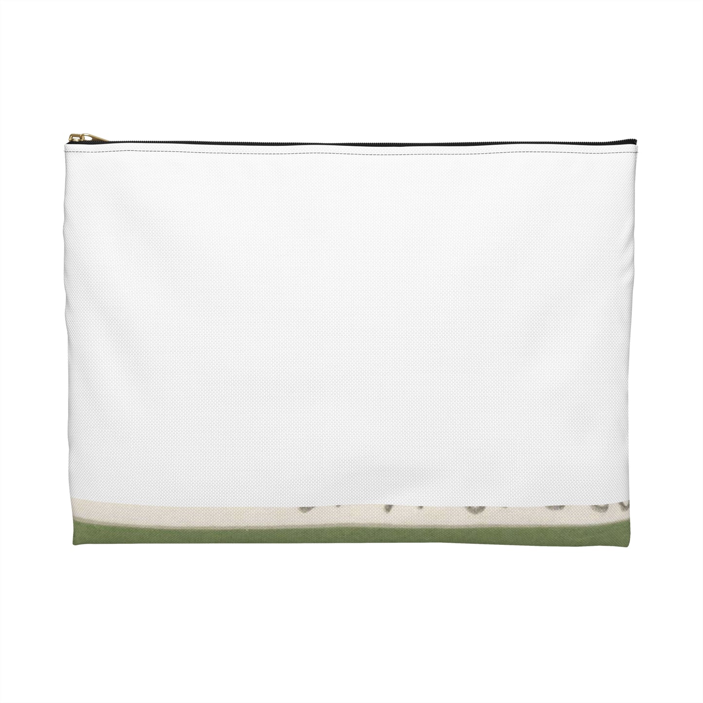 Gerrit Willem Dijsselhof - Vignet met vijf flamingo's Large Organizer Pouch with Black Zipper