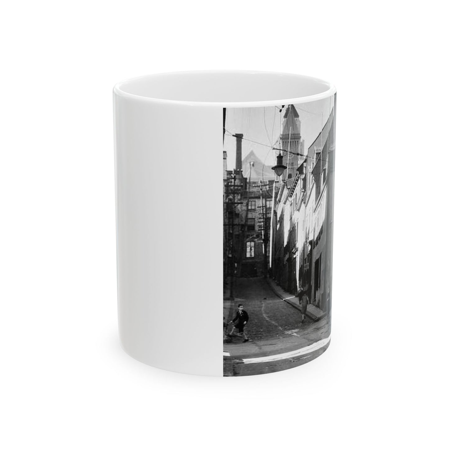 Rue St-Flavien, Quebec City, 1932 Beautiful Novelty Ceramic Coffee Mug 11oz
