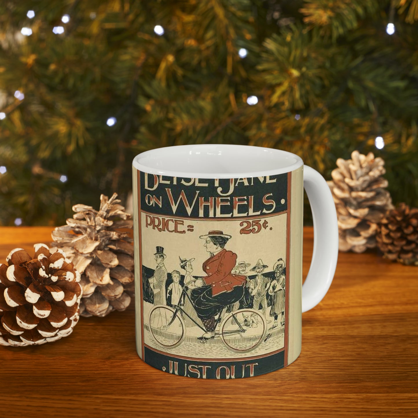 Picryl description: Public domain image of byciclyst, bike, bicycle wheel, sport event, free to use, no copyright restrictions. Beautiful Novelty Ceramic Coffee Mug 11oz