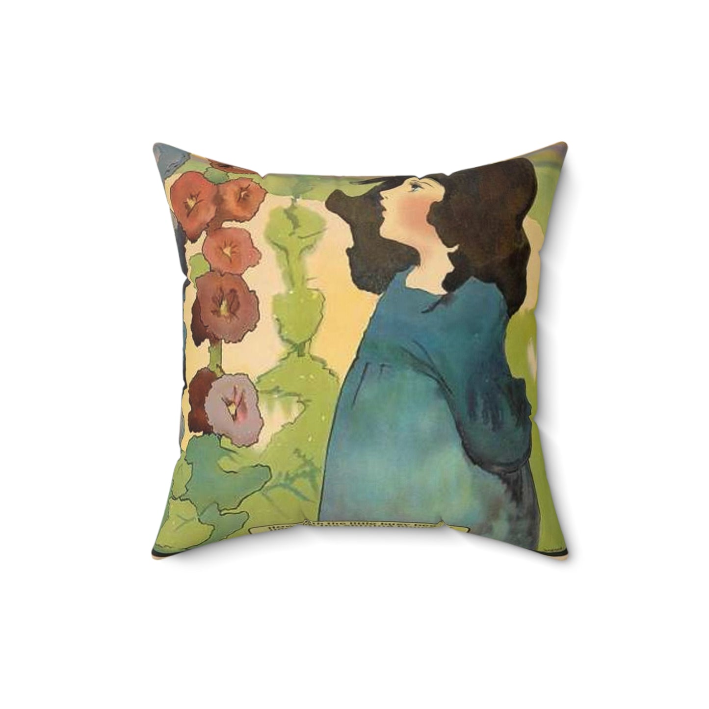 D. M. Ferry & Co's. standard seeds. Decorative Accent Square Pillow