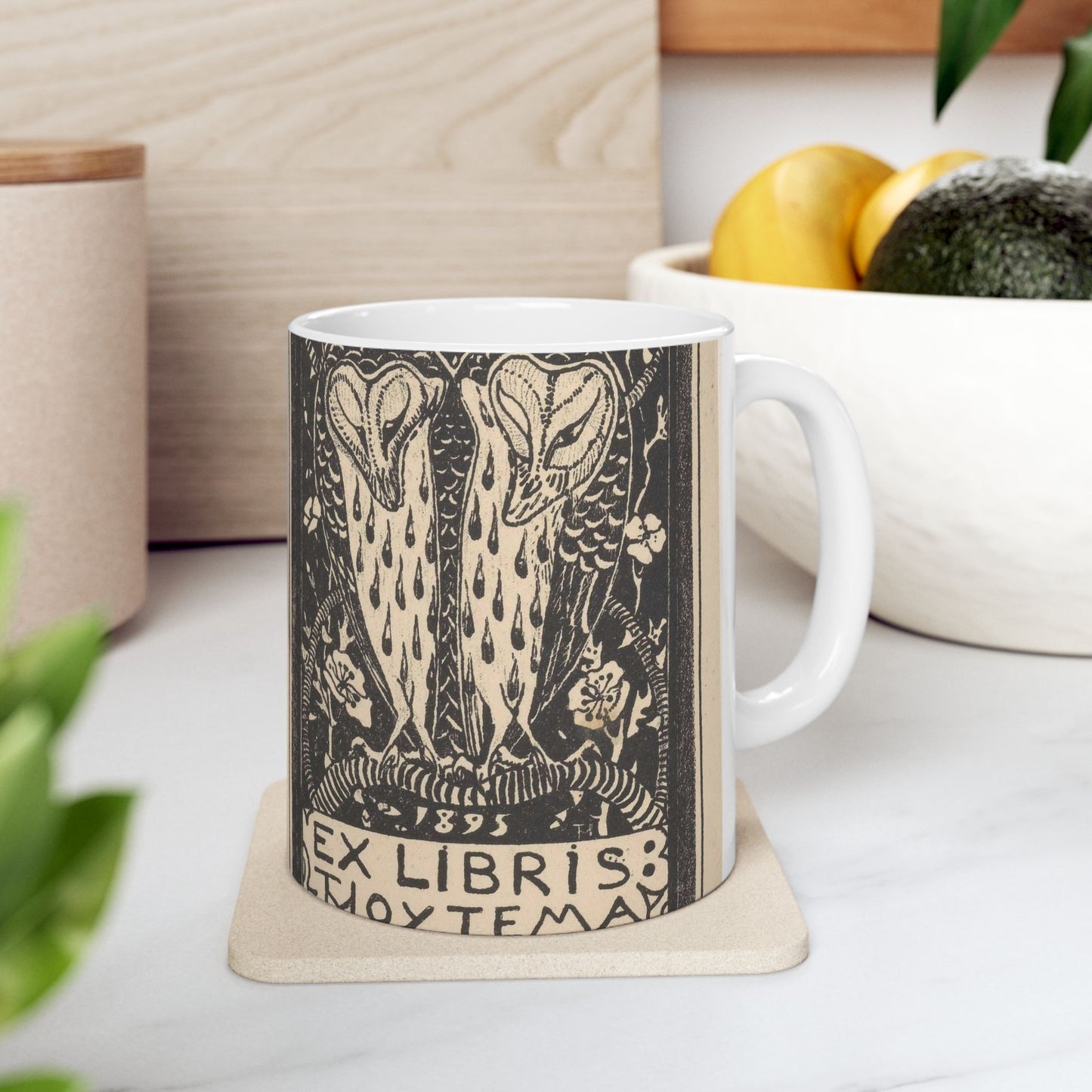 Theo van Hoytema - Ex libris van Theo van Hoytema Beautiful Novelty Ceramic Coffee Mug 11oz