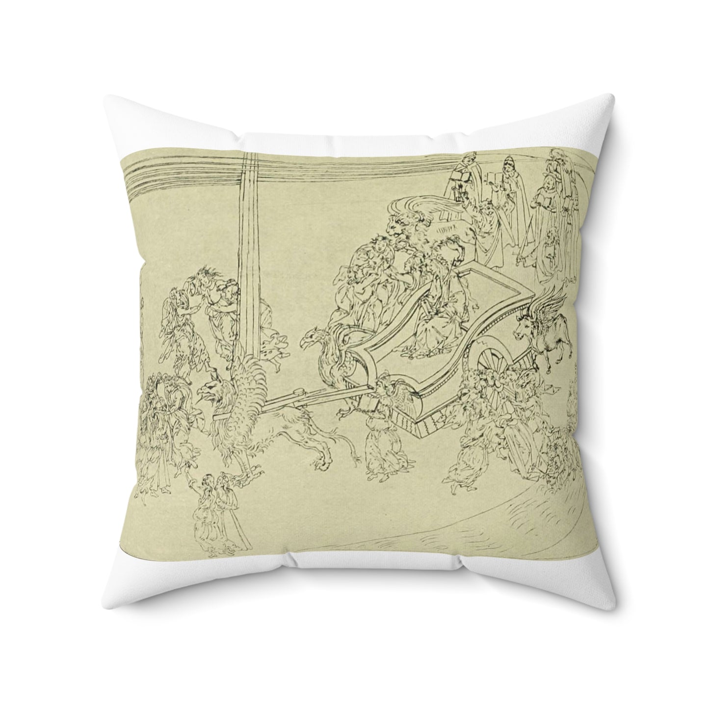 Aubrey Beardsley - The Savoy (1896) (14595714190) Decorative Accent Square Pillow