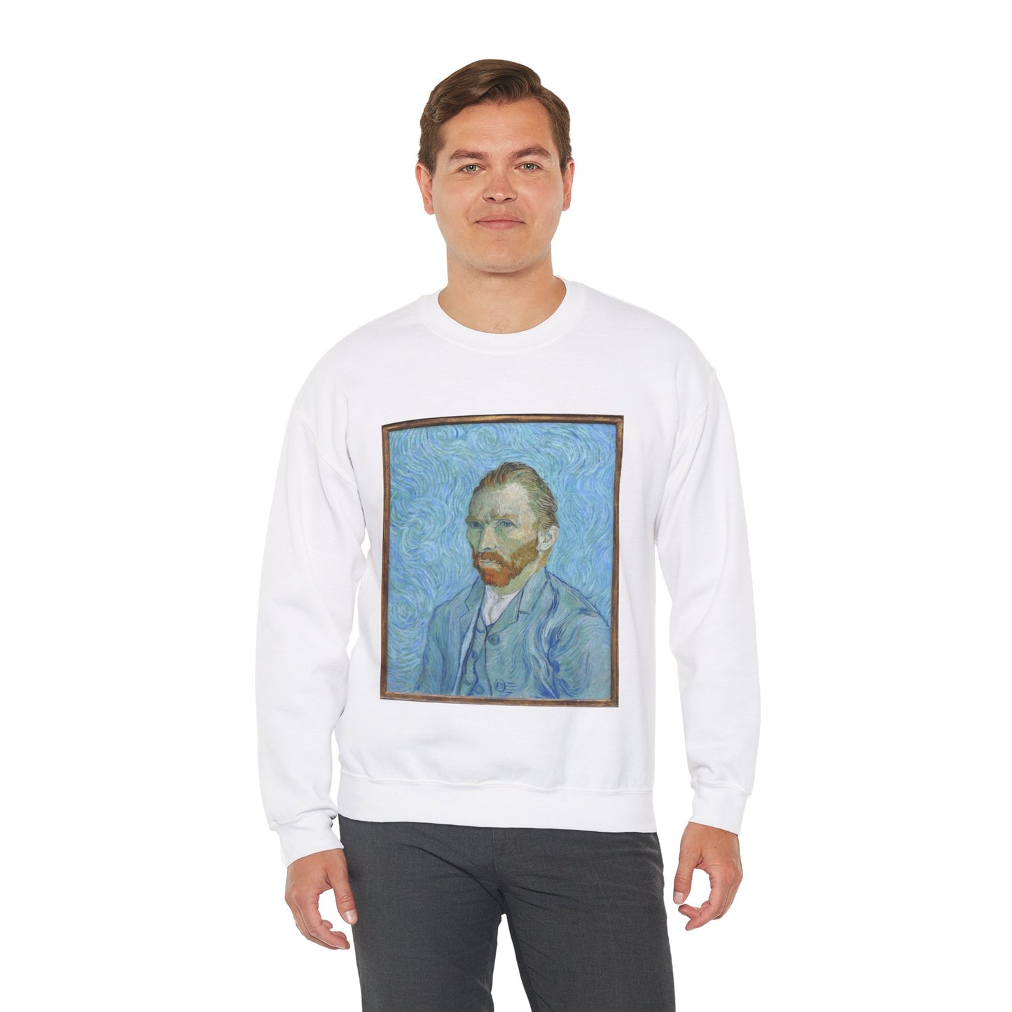 EPO 0996 wiki - A painting of a man with a beard White Heavy Blend Adult Crew Neck SweatShirt