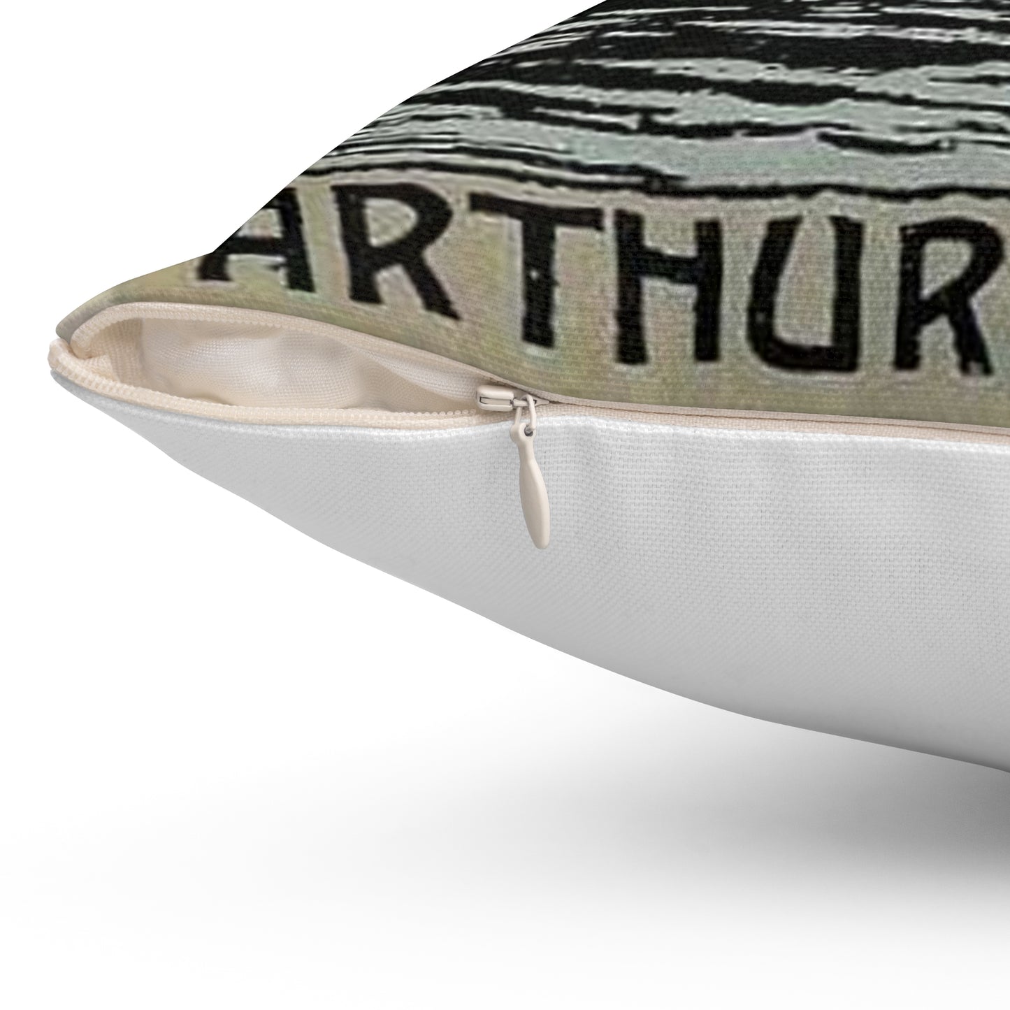 Arthur Berger, fur trader in Leipzig, c. 1910, brand advertisings (07) Decorative Accent Square Pillow