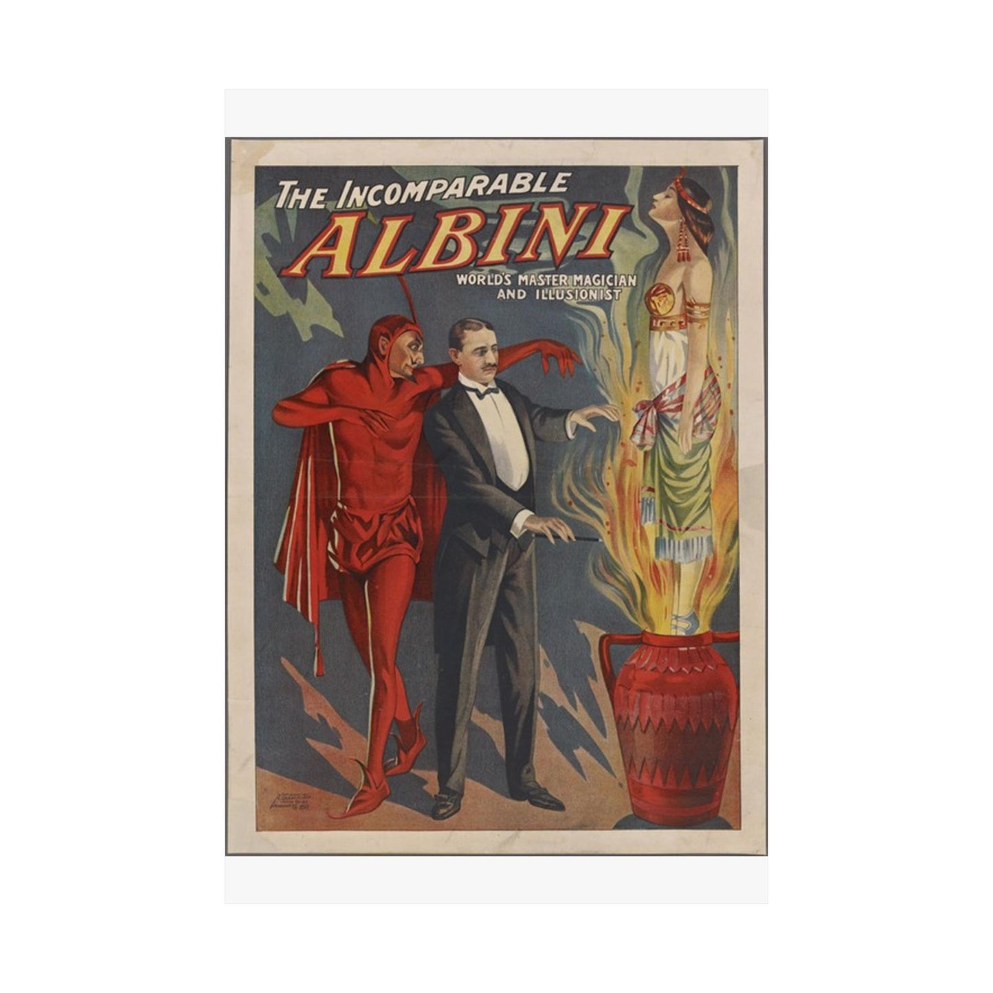 TheIncomperable Albini Theatrical Poster High Quality Matte Wall Art Poster for Home, Office, Classroom