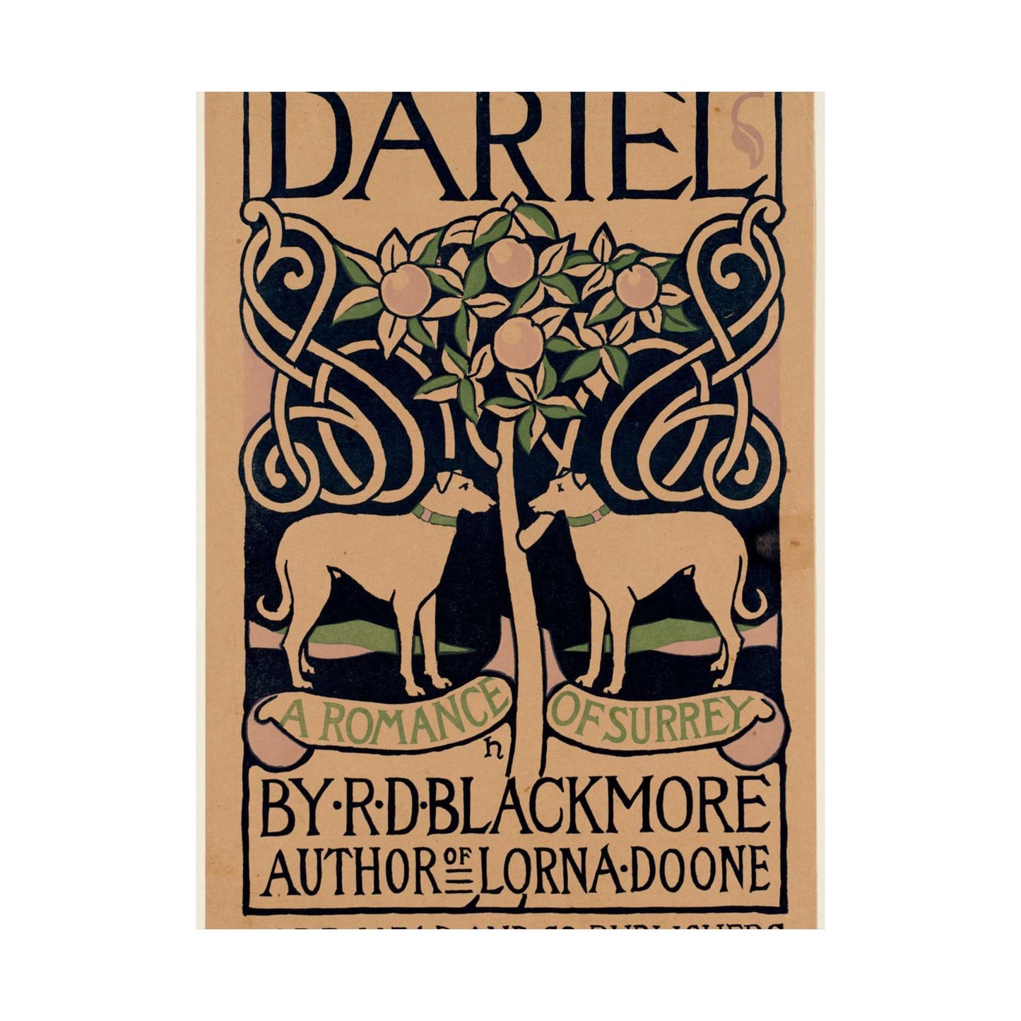 Dariel, a romance of Surrey, by R. D. Blackmore High Quality Matte Wall Art Poster for Home, Office, Classroom