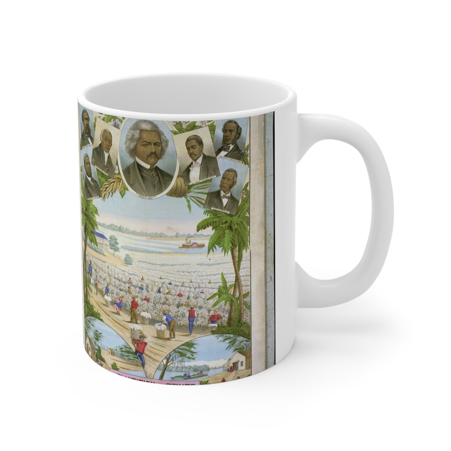 From the plantation to the Senate Beautiful Novelty Ceramic Coffee Mug 11oz