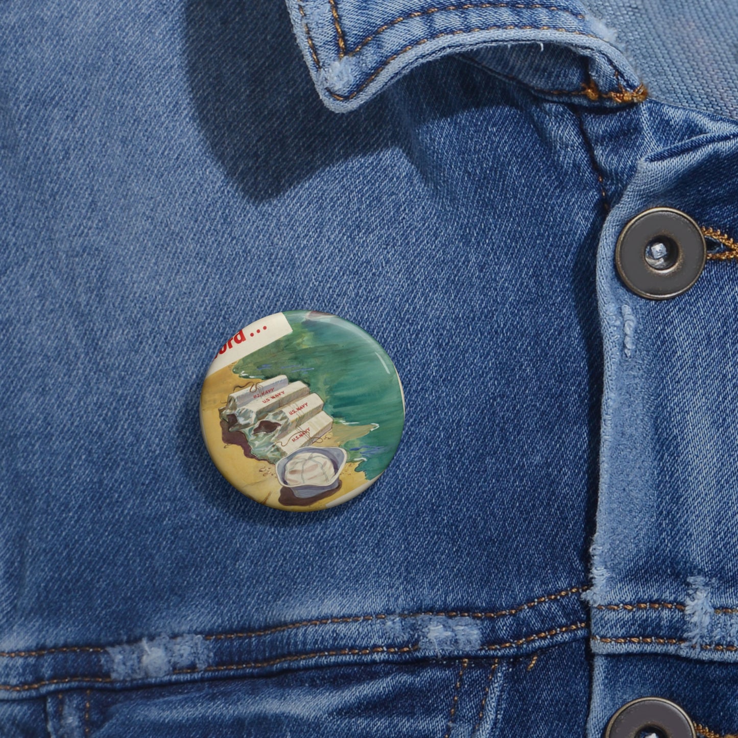 A Careless Word... Another Loss Pin Buttons with Crisp Design