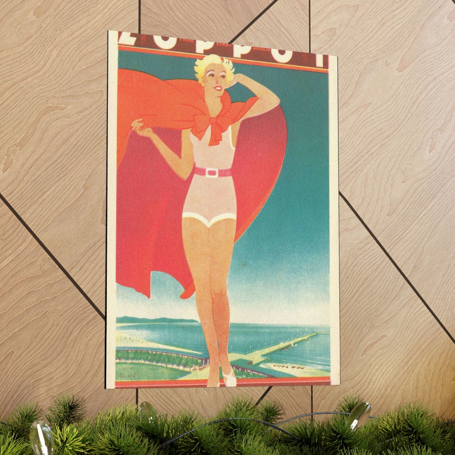 Jupp Wiertz - Zoppot, das Weltbad an der Ostsee High Quality Matte Wall Art Poster for Home, Office, Classroom