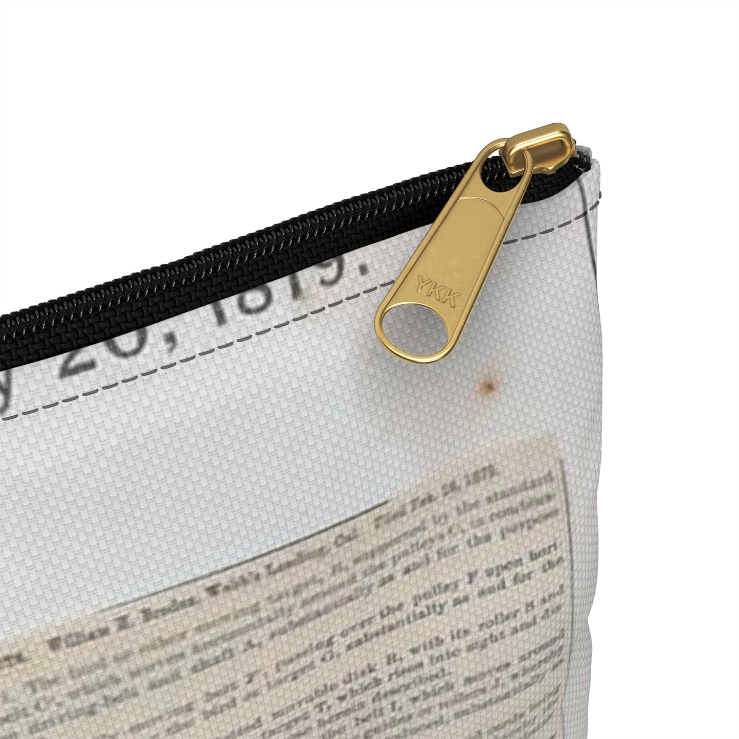 Patent drawing - for W. H. Broden's Target Public domain image Large Organizer Pouch with Black Zipper