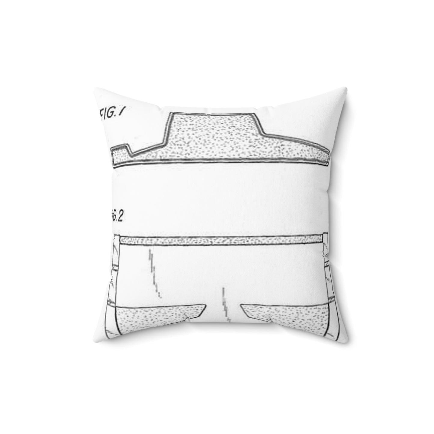 Patent drawing - Olympia-Traveller - . Public domain image Decorative Accent Square Pillow