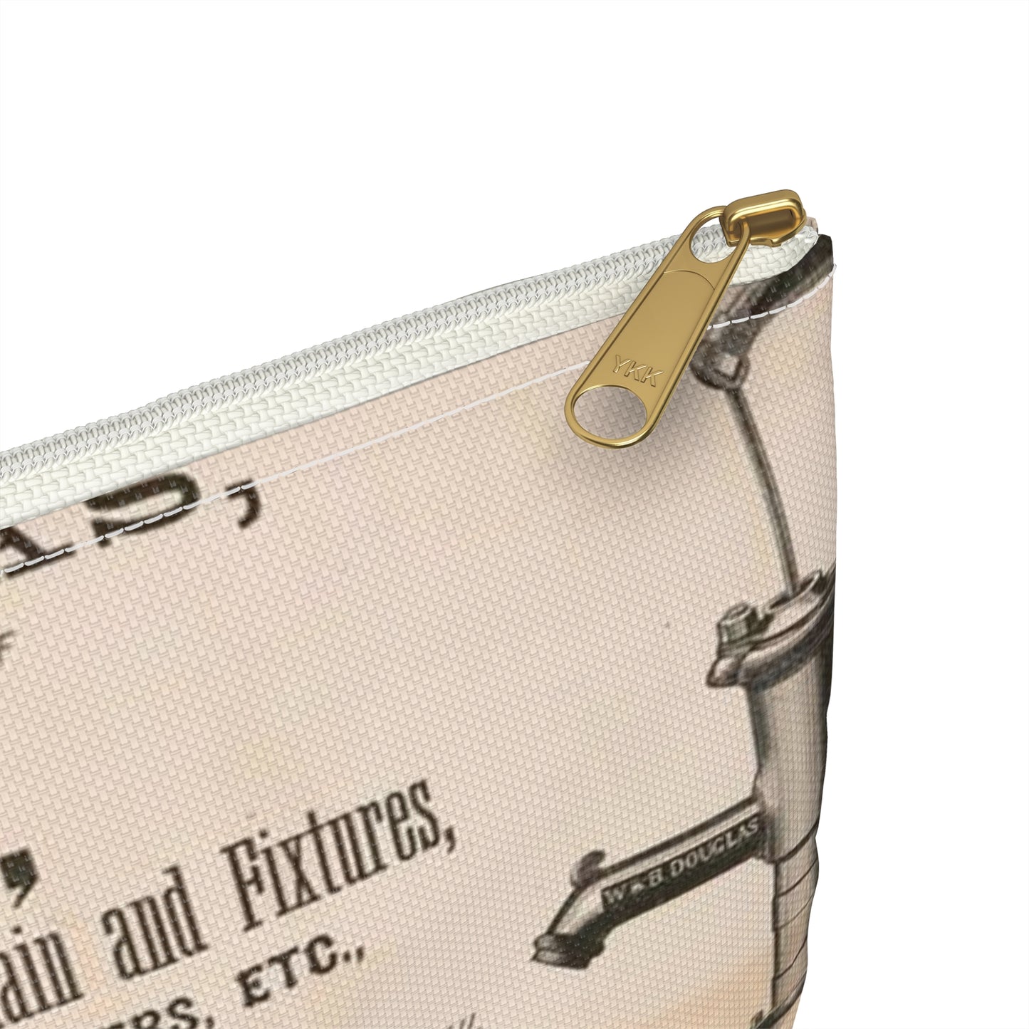 W. & B. Douglas, the oldest and most extensive manufacturers in the world of pumps Large Organizer Pouch with Black Zipper