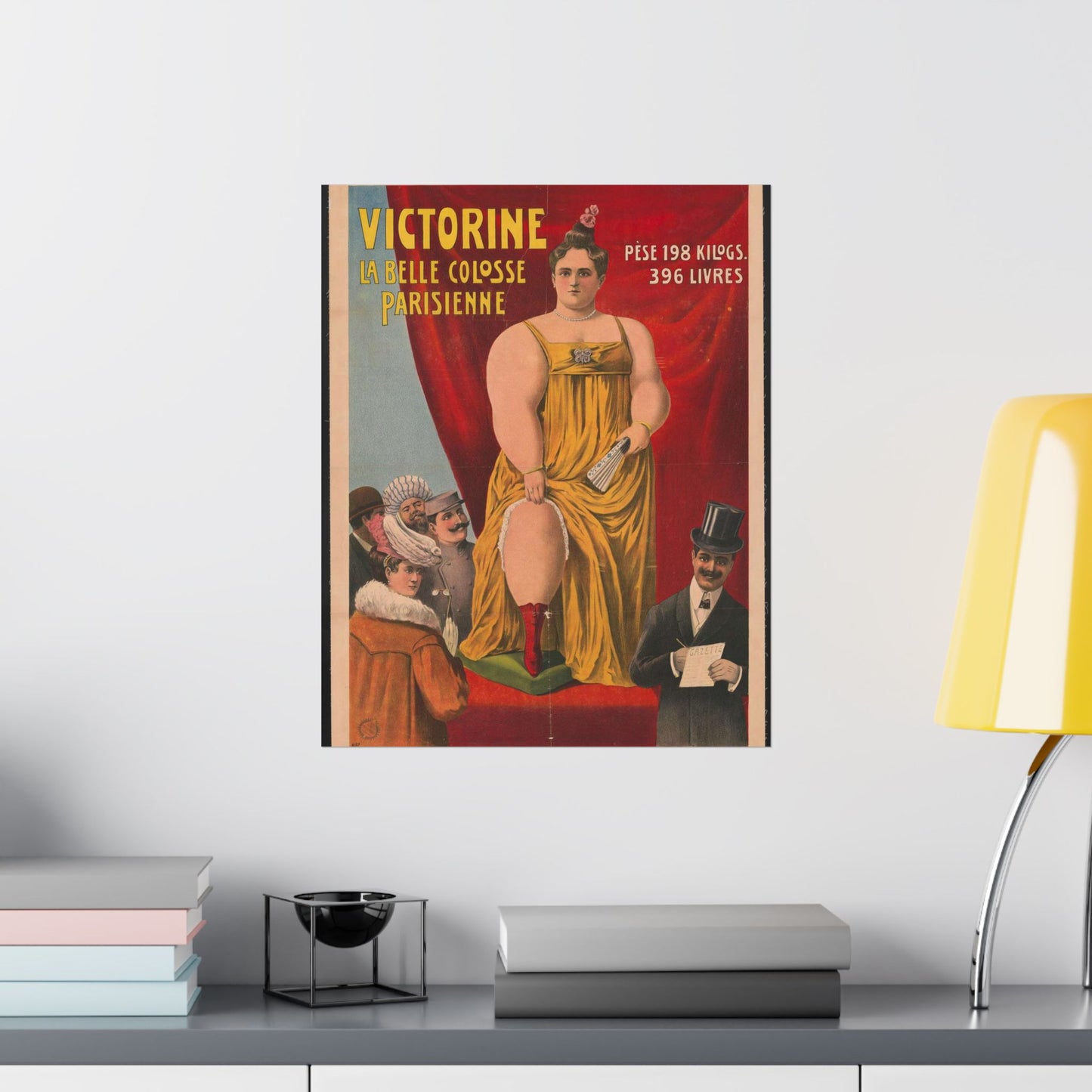Victorine - La bele colosse Parisienne High Quality Matte Wall Art Poster for Home, Office, Classroom