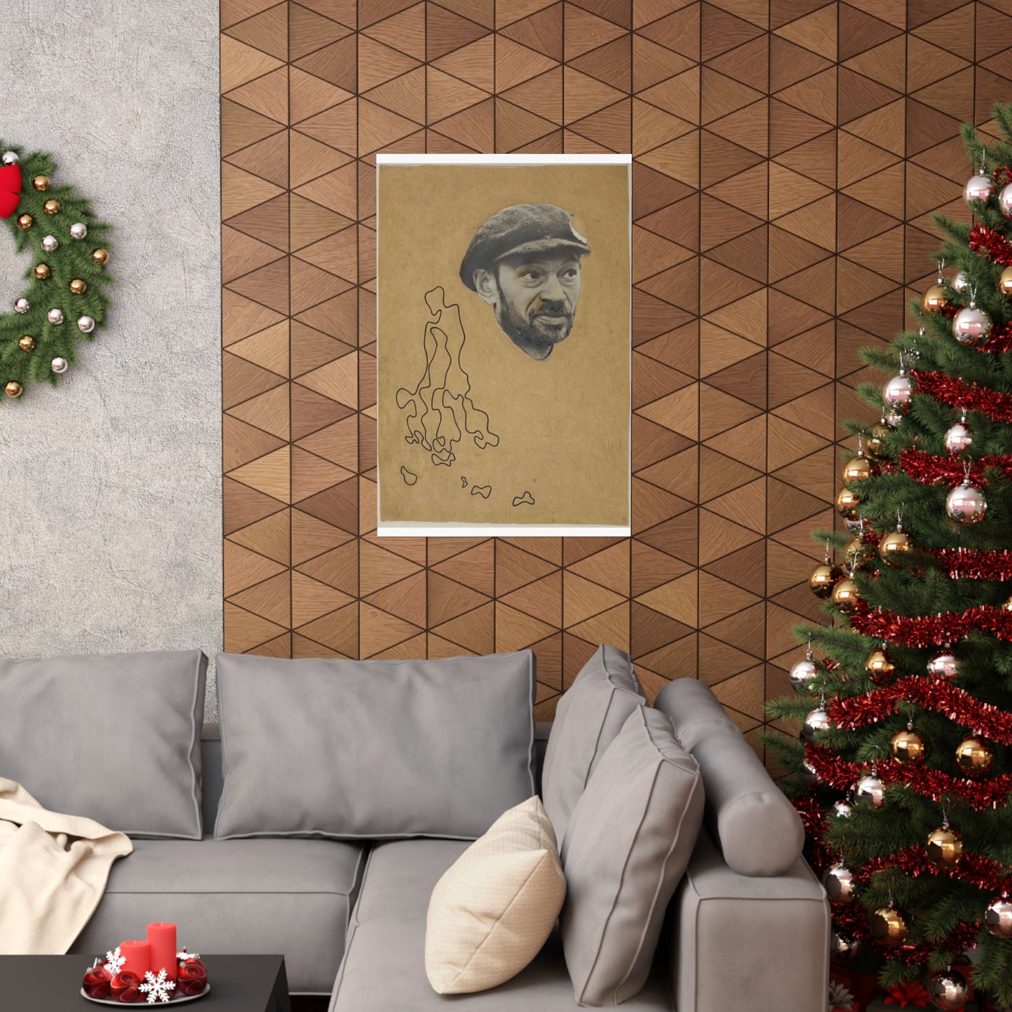 Władysław Strzemiński, "Śladem istnienia" z cyklu "Moim przyjaciołom Żydom" 01 High Quality Matte Wall Art Poster for Home, Office, Classroom