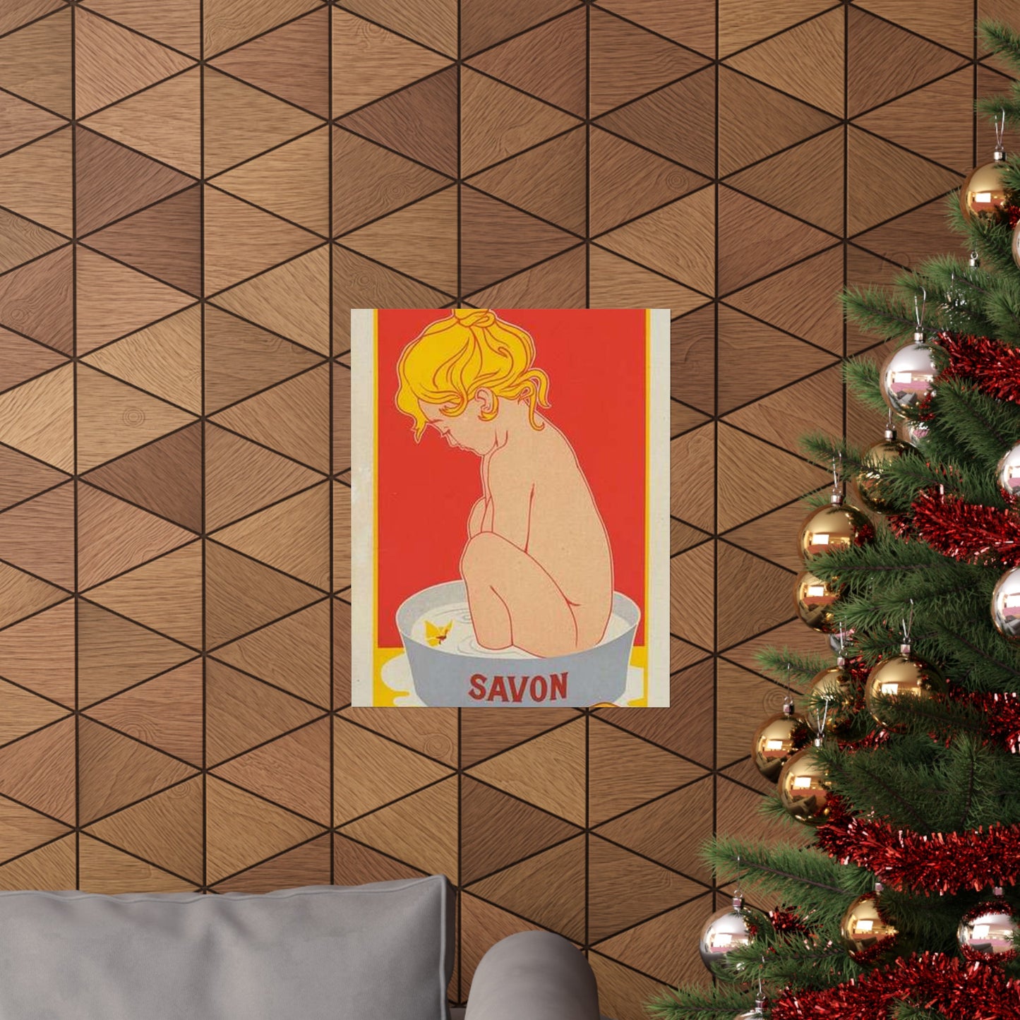 Affiche belge pour le "Savon Starlight". High Quality Matte Wall Art Poster for Home, Office, Classroom