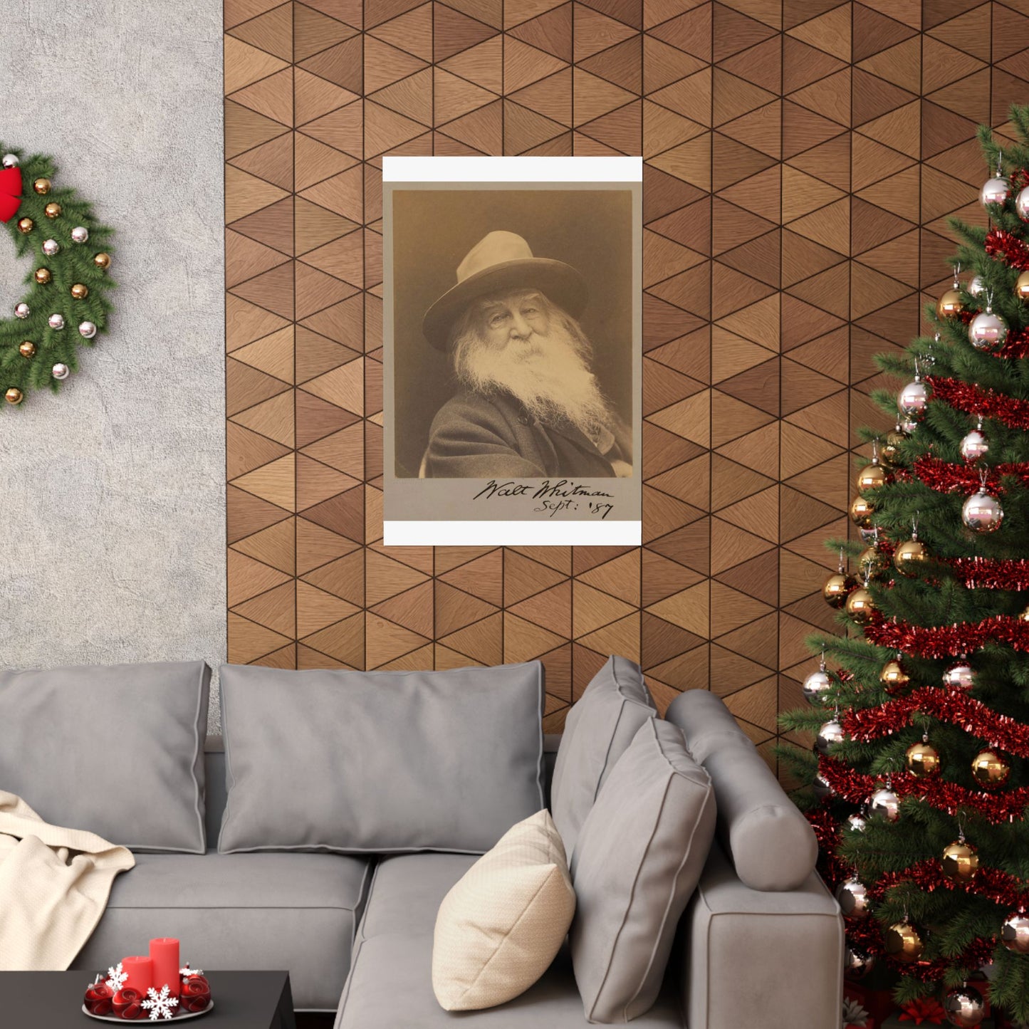 George C. Cox - Walt Whitman - Google Art Project High Quality Matte Wall Art Poster for Home, Office, Classroom