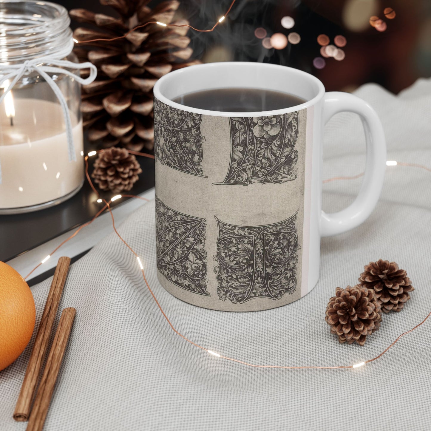Israhel van Meckenem the Younger - Hoofdletters X, Y, Z en T Beautiful Novelty Ceramic Coffee Mug 11oz