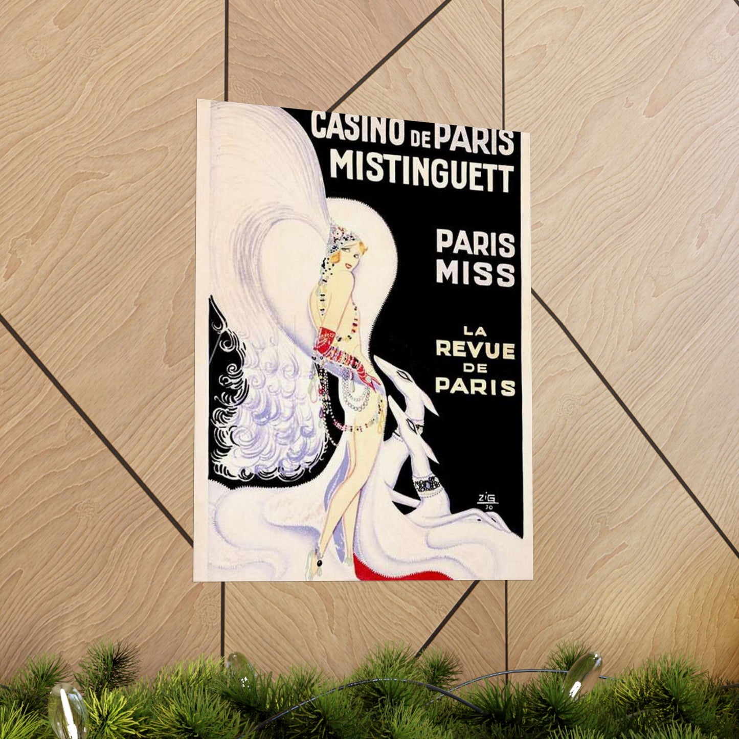 Louis Gaudin - La Revue de Paris 1930 High Quality Matte Wall Art Poster for Home, Office, Classroom