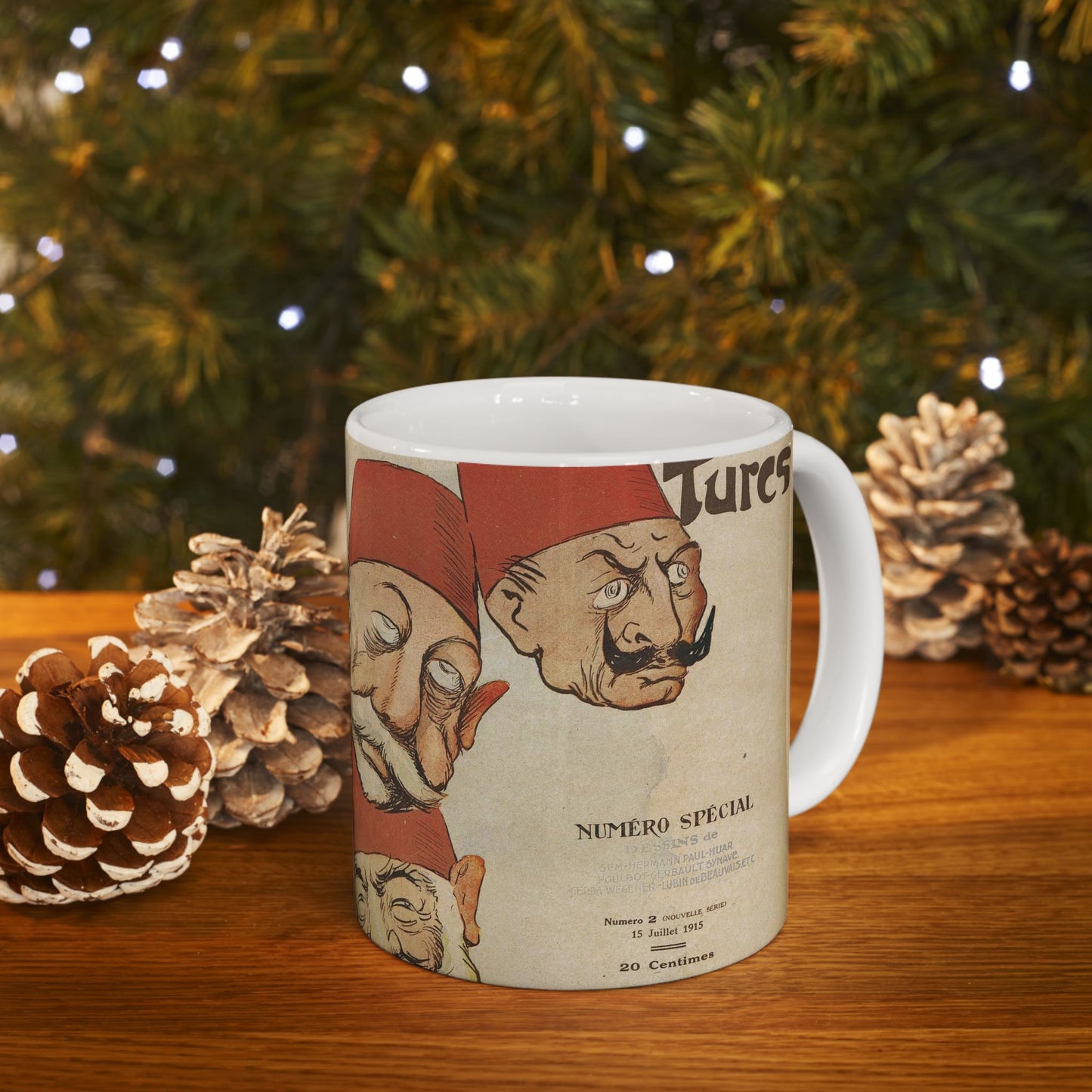 Georges Goursat - La Baïonnette numéro 2 couverture Beautiful Novelty Ceramic Coffee Mug 11oz