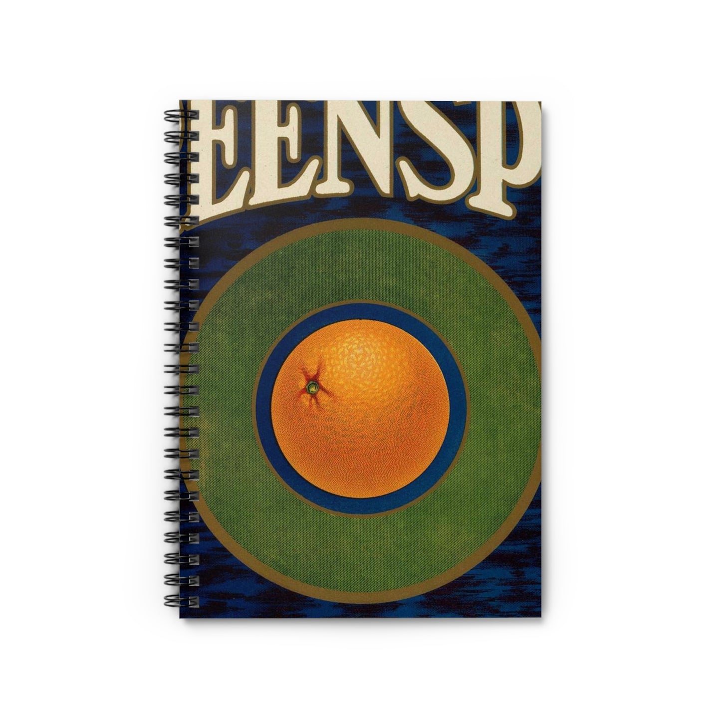 Greenspot Brand: Gold Buckle Association, East Highlands, California Spiral Bound Ruled Notebook with Printed Cover