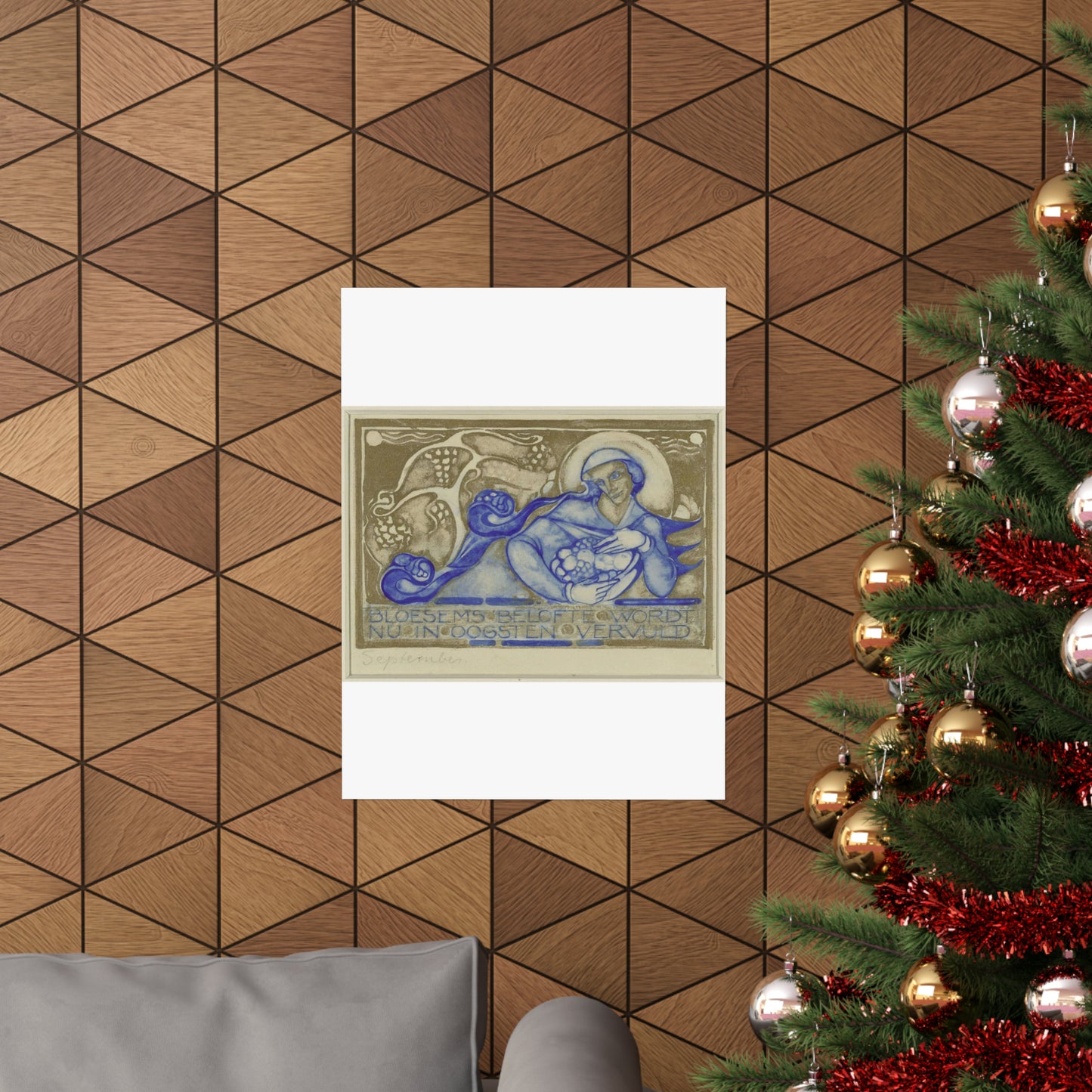 Willem Arondeus - Bloesems belofte wordt nu in oogsten vervuld, september - Rijksmuseum Amsterdam - RP-T-1930-87 High Quality Matte Wall Art Poster for Home, Office, Classroom