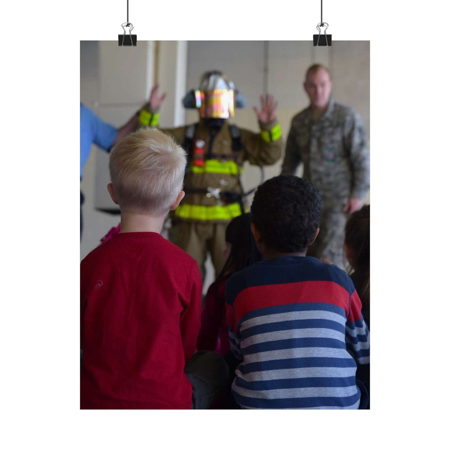 Students from Samuel P. Langley Elementary School, High Quality Matte Wall Art Poster for Home, Office, Classroom