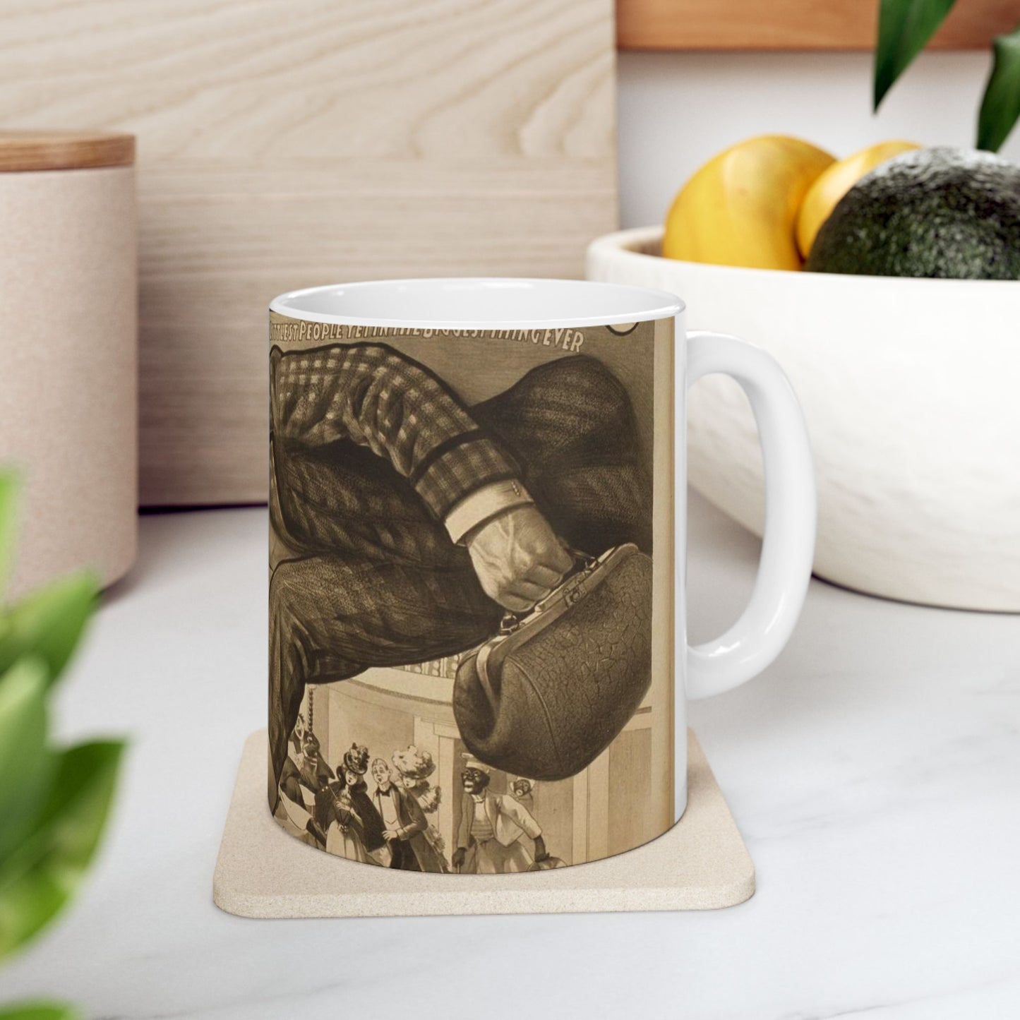 Royal Lilliputians the littlest people yet in the biggest thing ever. Beautiful Novelty Ceramic Coffee Mug 11oz
