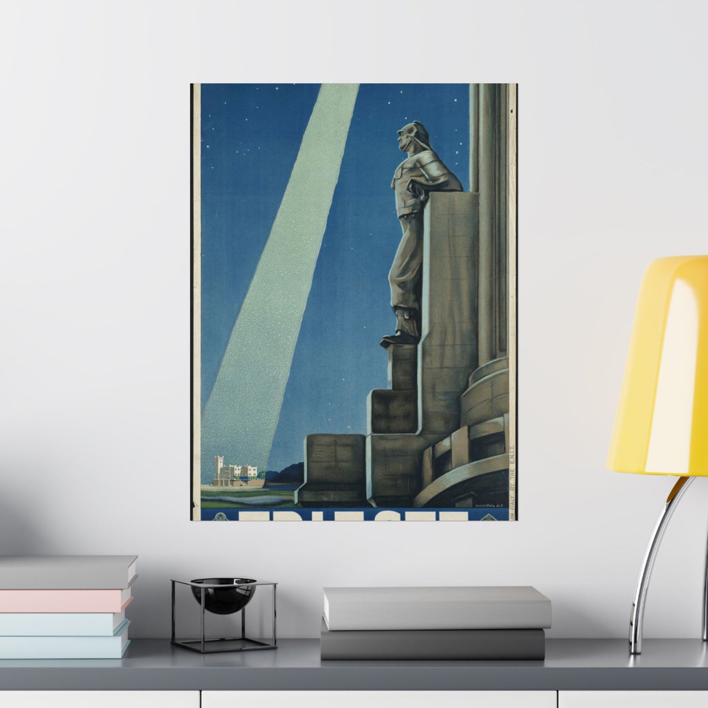 Trieste. Vintage Travel Posters, 1920s-1930s High Quality Matte Wall Art Poster for Home, Office, Classroom