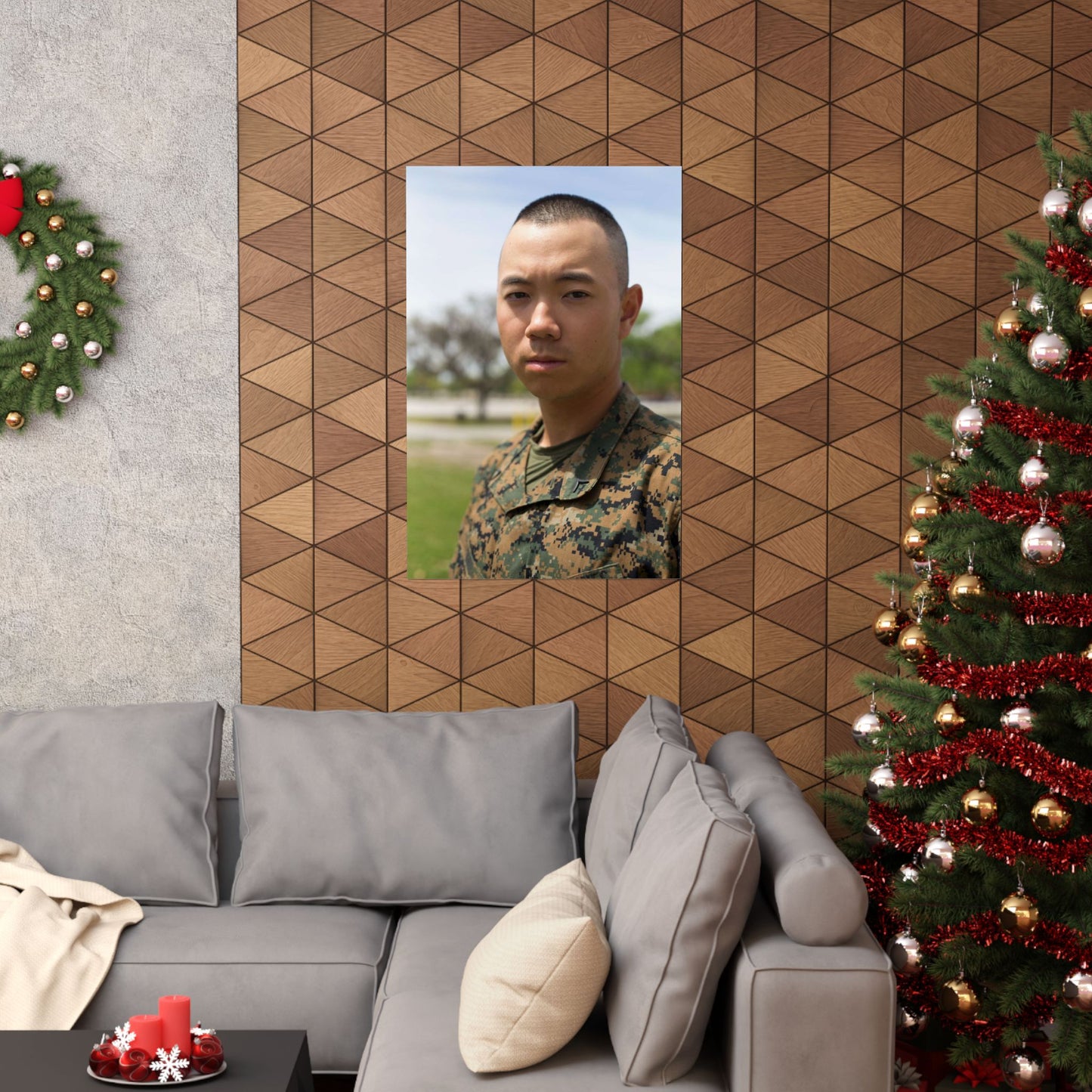 Pfc. Sangmin S. Bae, Platoon 2029, Echo Company, 2nd High Quality Matte Wall Art Poster for Home, Office, Classroom