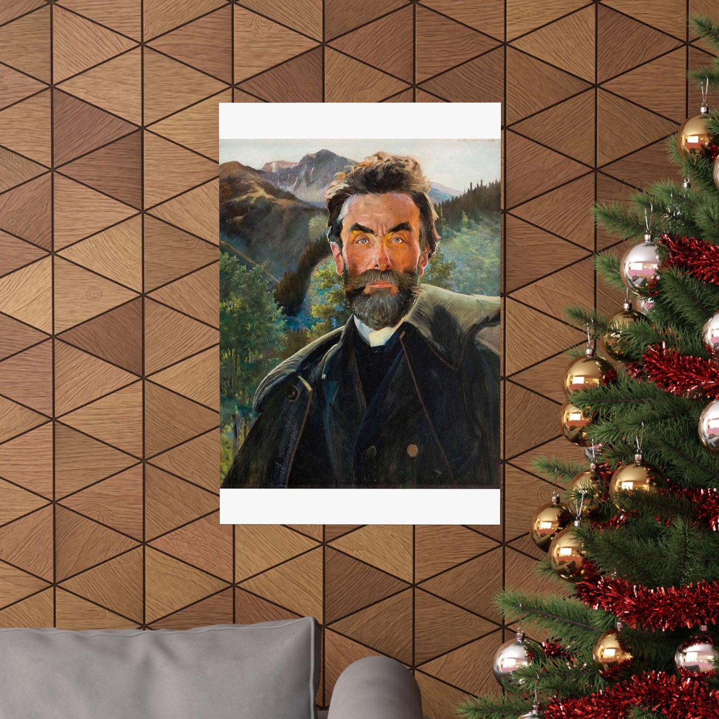 Jacek Malczewski - Portret Stanisława Witkiewicza 1902 High Quality Matte Wall Art Poster for Home, Office, Classroom