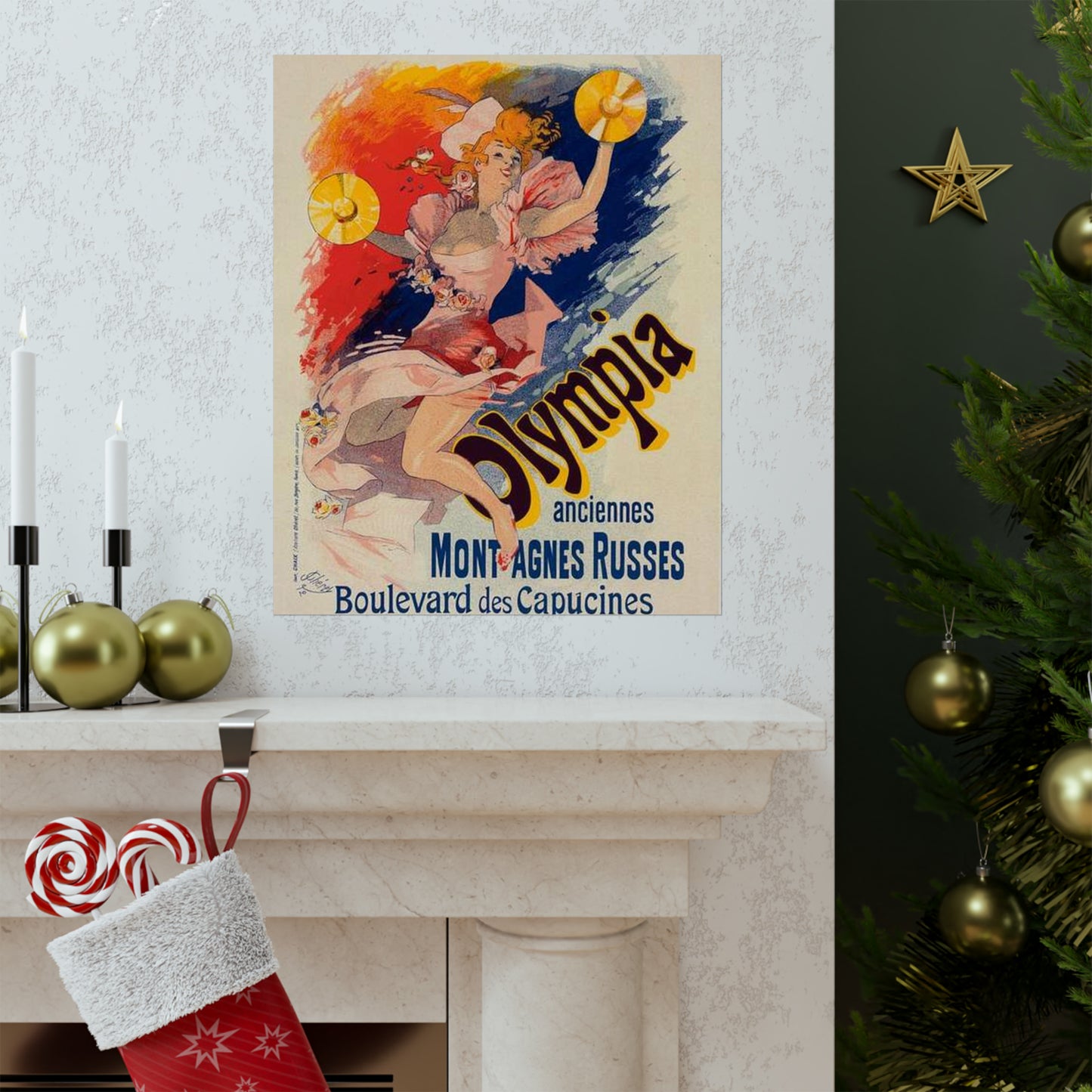 Affiche pour "Olympia". - Art nouveau public domain poster High Quality Matte Wall Art Poster for Home, Office, Classroom