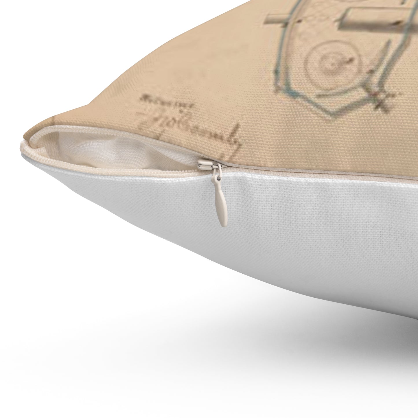 Patent drawing - Drawing of Improvement in Magic Lanterns Public domain image Decorative Accent Square Pillow