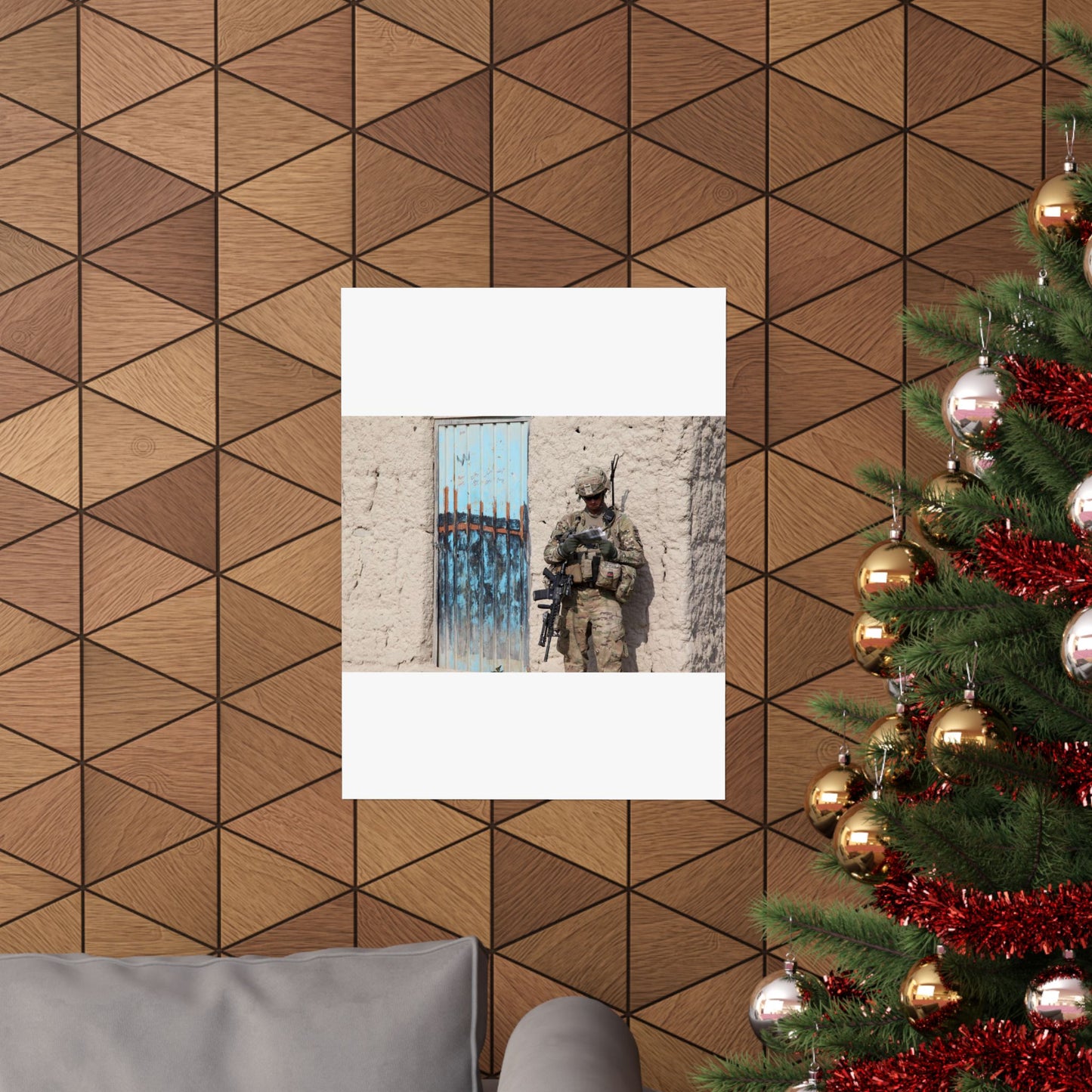 U.S. Army Sgt. Keith Keller, a combat engineer assigned High Quality Matte Wall Art Poster for Home, Office, Classroom