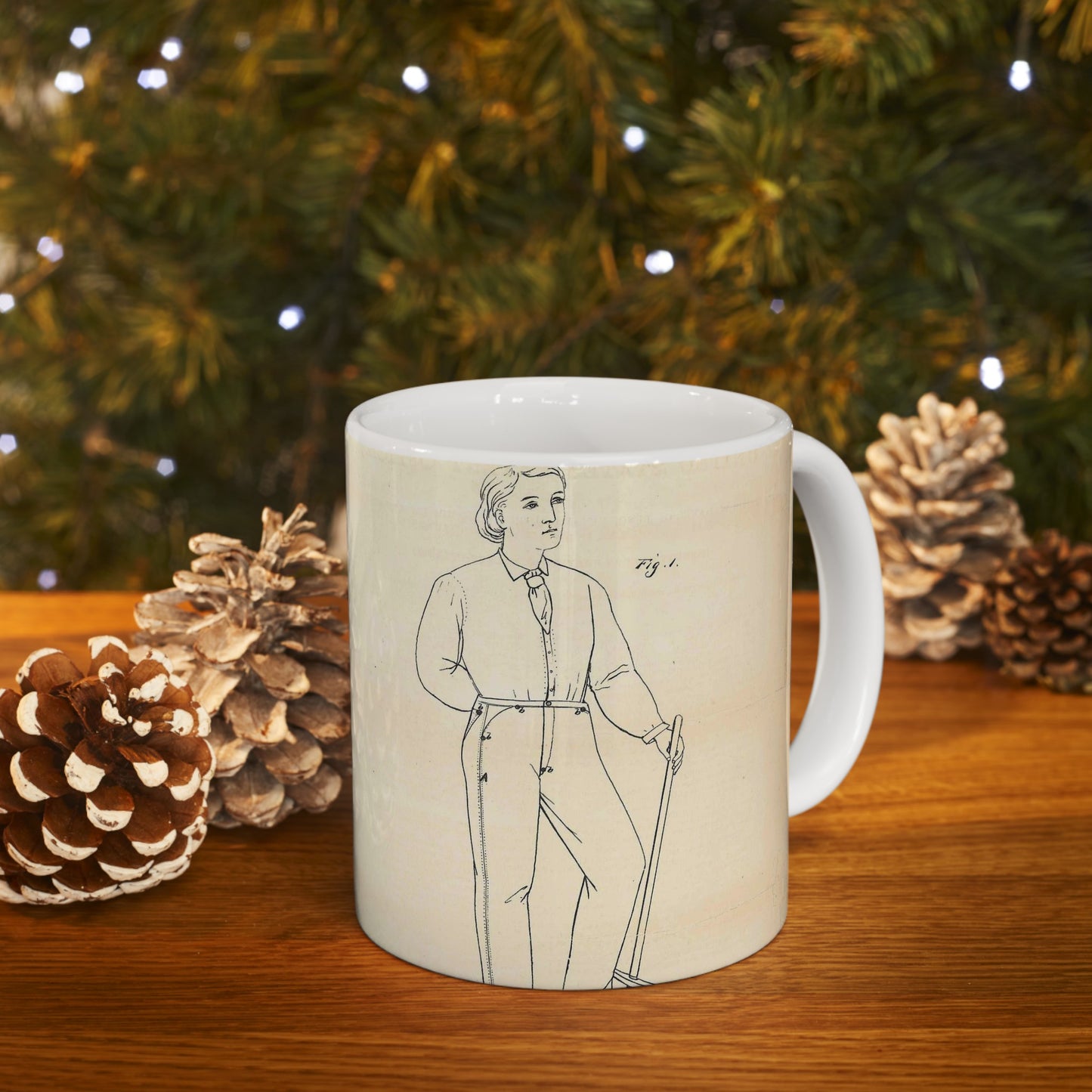 Patent Case File No. 139,121, Improvement in Fastening Pocket Openings, Inventor- Jacob W. Davis - DPLA - afb017b06366ded5b3d9735cb413b735 (page 28) Beautiful Novelty Ceramic Coffee Mug 11oz