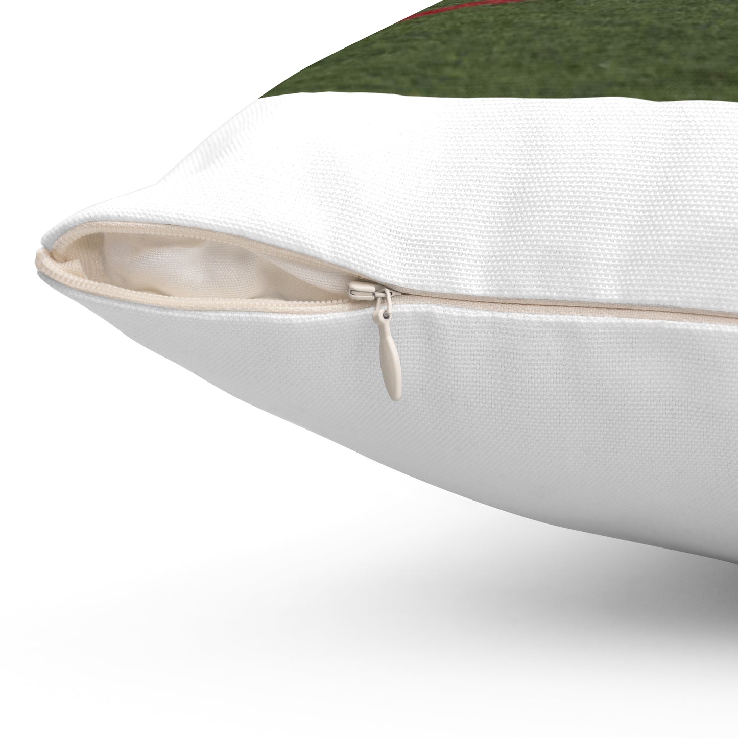 Fred Spencer, Falcons defensive lineman, trips up a Decorative Accent Square Pillow